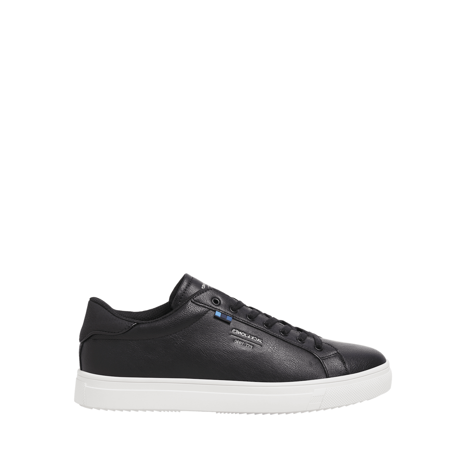 Jack & Jones Men's Lace Up Trainers - 8 - Black - Available at M&S