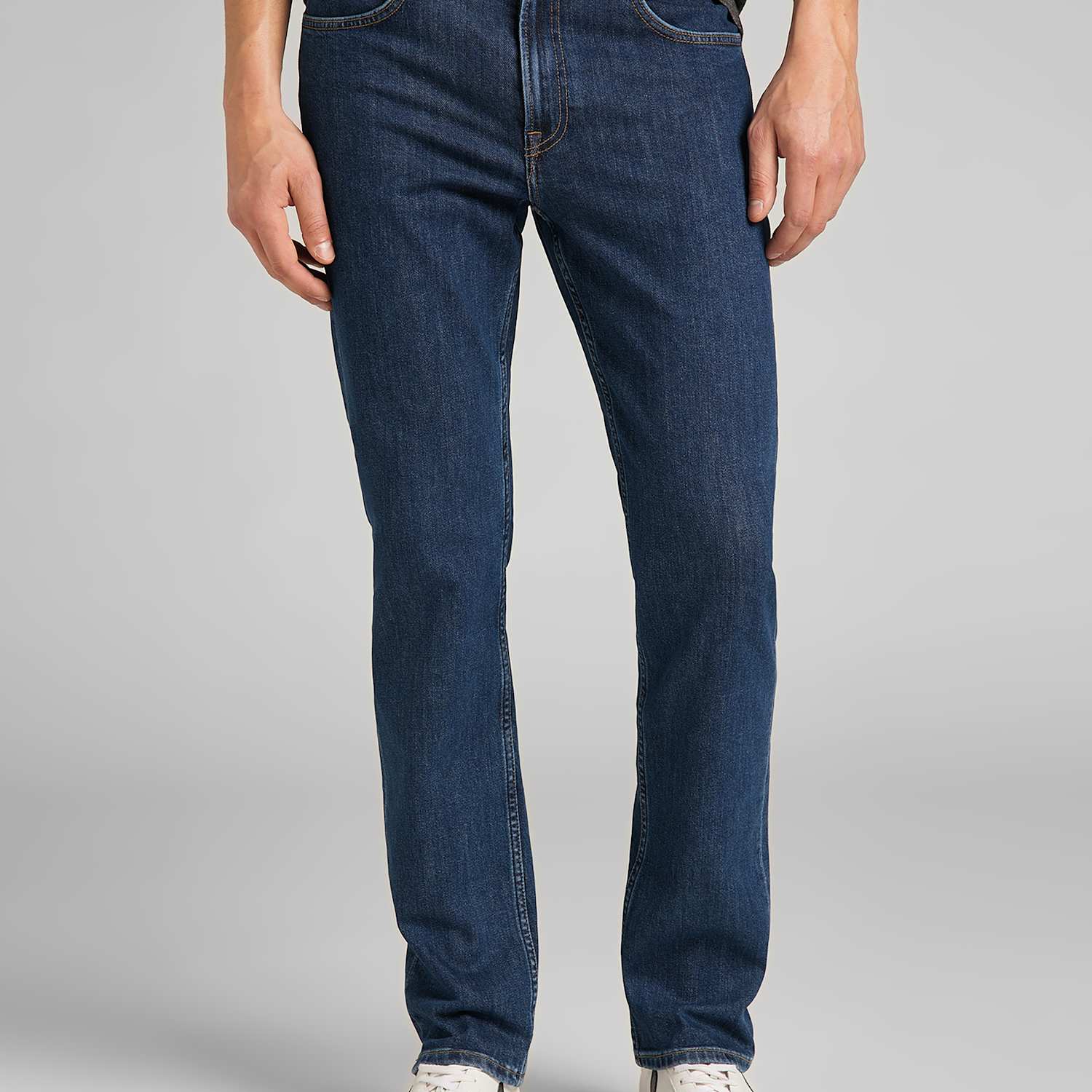 Lee Men's Straight Fit Brooklyn Jeans - 32/32in - Dark Blue Denim - Available at M&S