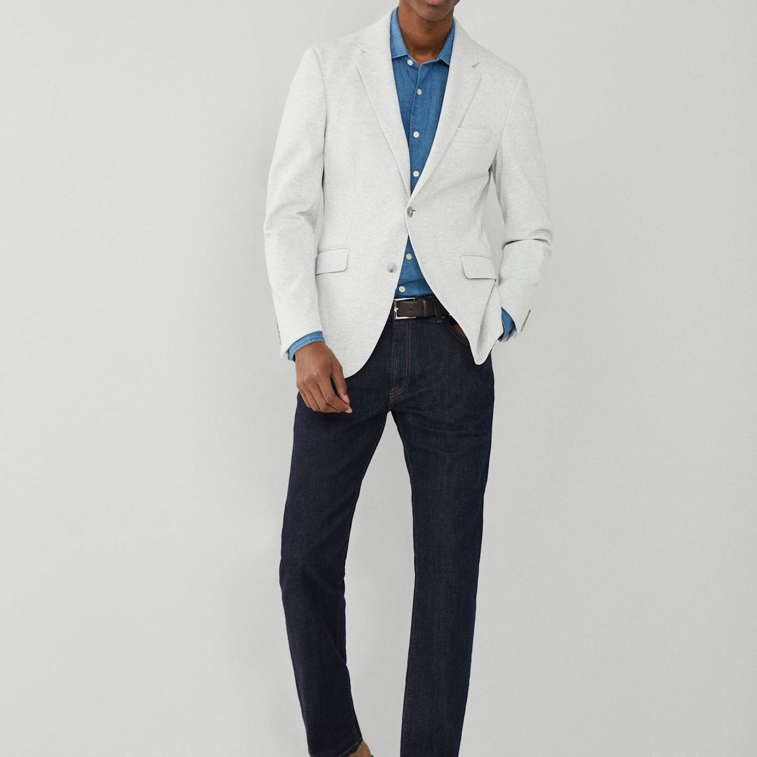 Hackett Men's Slim Fit Pure Cotton 5 Pocket Jeans - 36 - Blue - Available at M&S