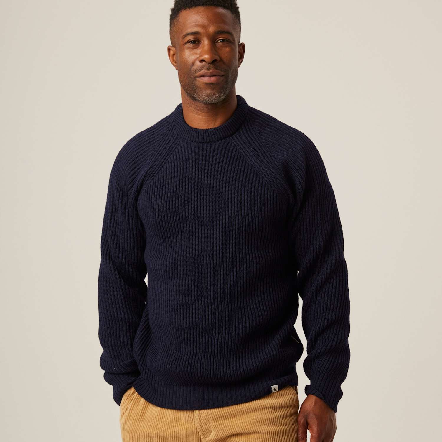 Peregrine Men's Ford Crew - S - Navy - Available at M&S