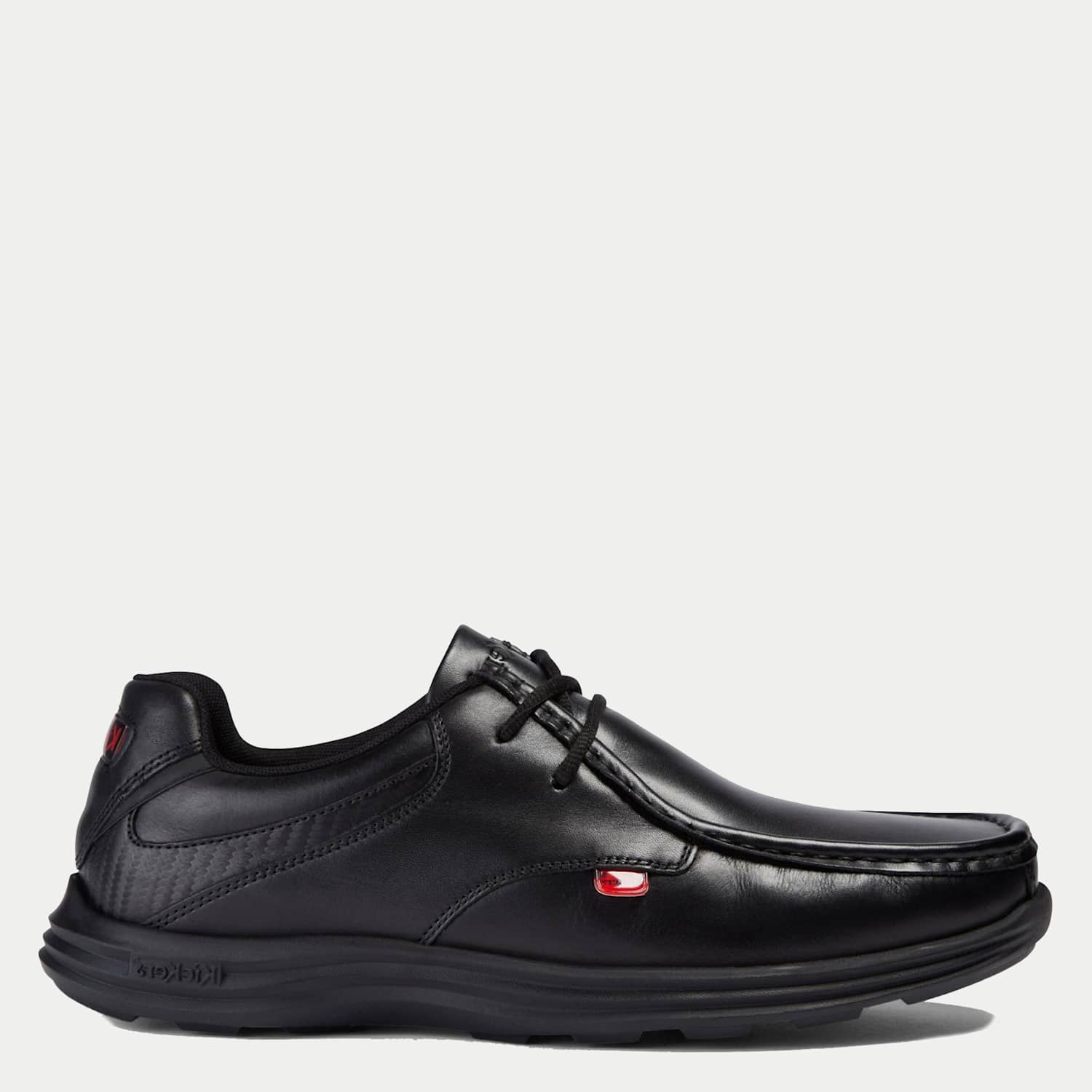 Kickers Men's Leather Moccasin Shoes - 12 - Black - Available at M&S