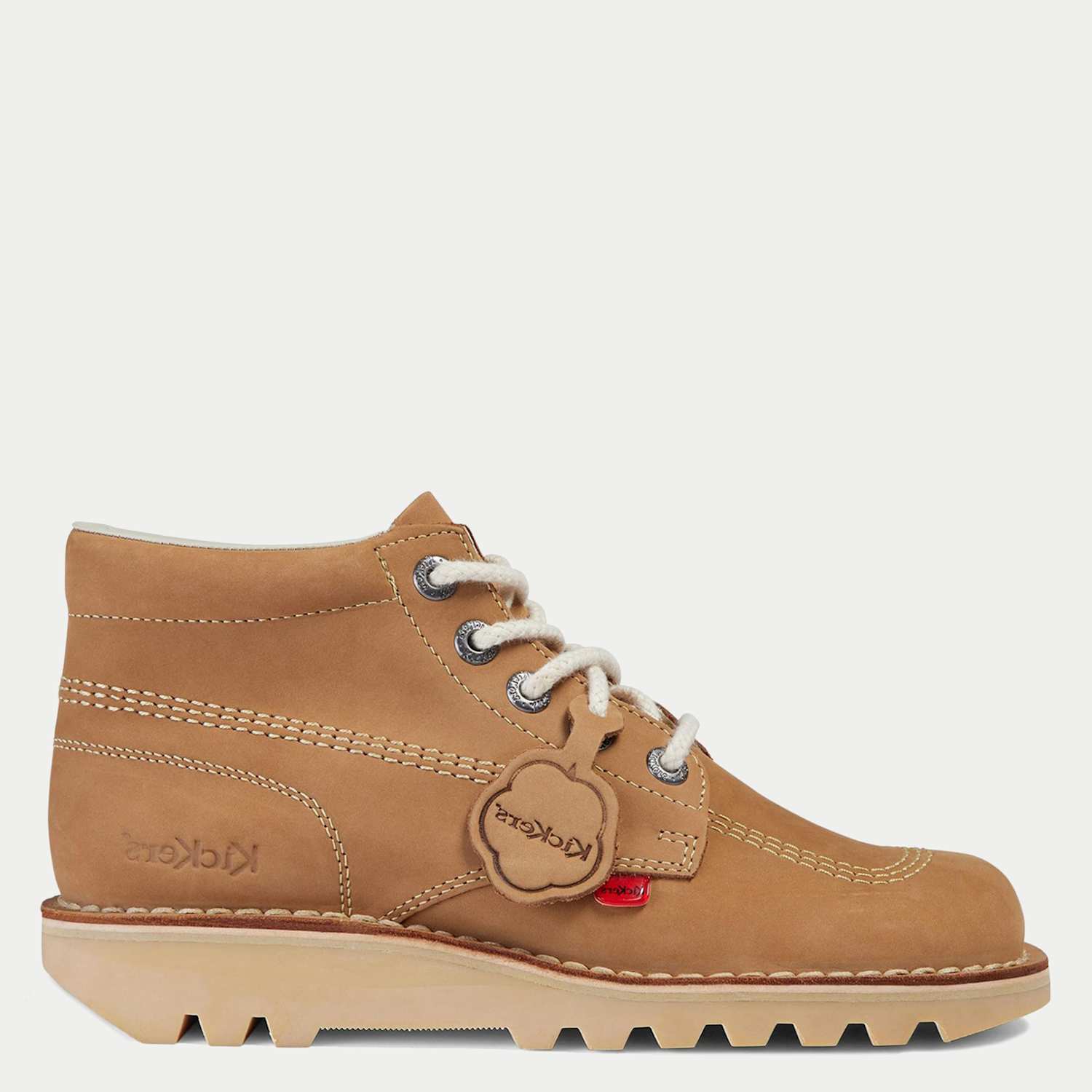 Kickers Men's Leather Lace Up Casual Boots - 12 - Tan - Available at M&S