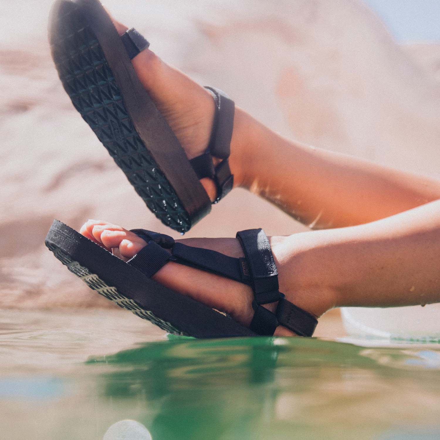 Teva Women's Midform Universal Flat Sandals - 3 - Black - Available at M&S