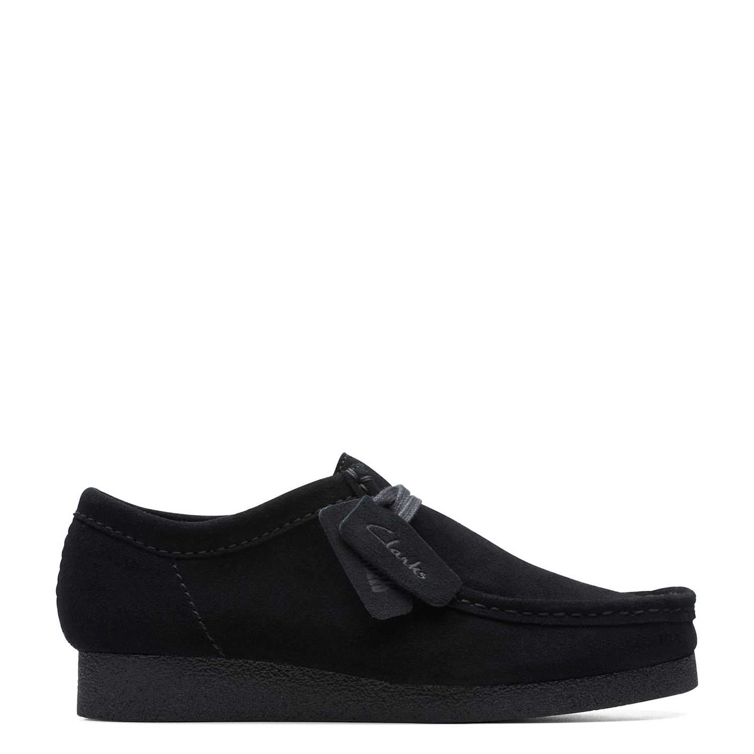 Clarks Women's Originals Wallabee EVO Suede Shoes - 8½ - Black - Available at M&S