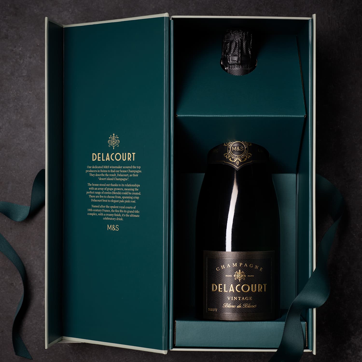 M&S Hampers Delacourt Vintage Champagne Gift