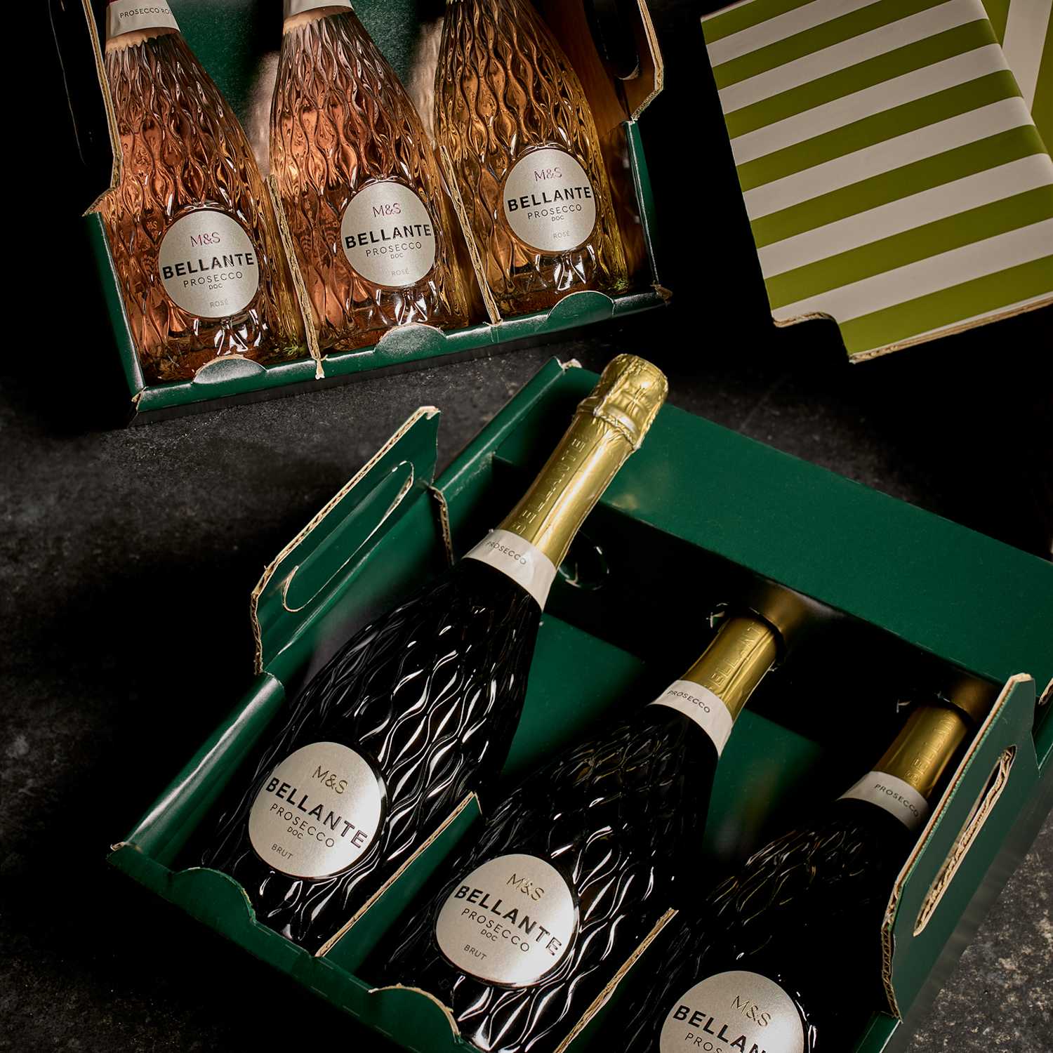 M&S Hampers Bellante Prosecco 6 Bottle Gift