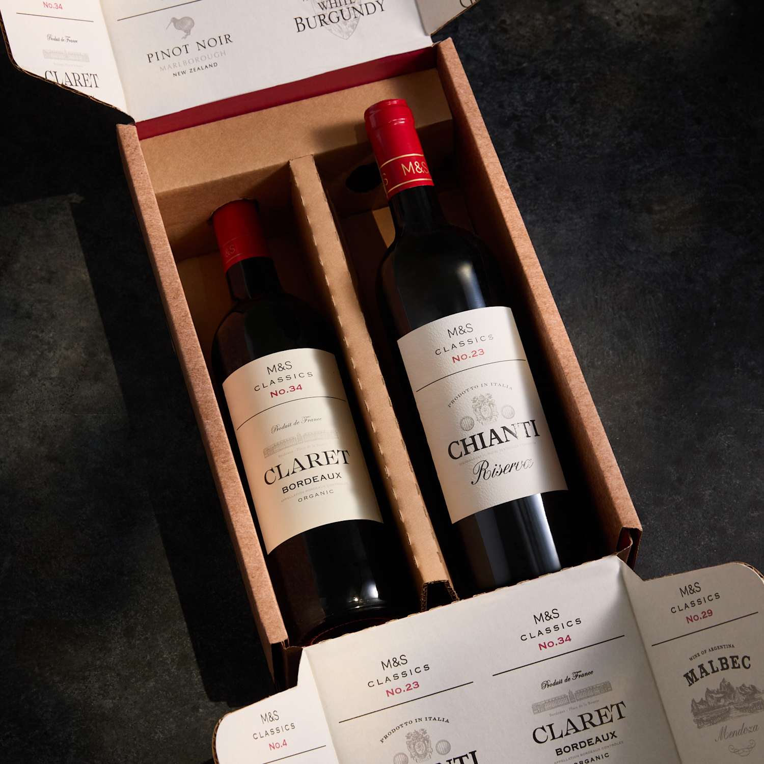 M&S Hampers Classics Red Wine Duo Gift