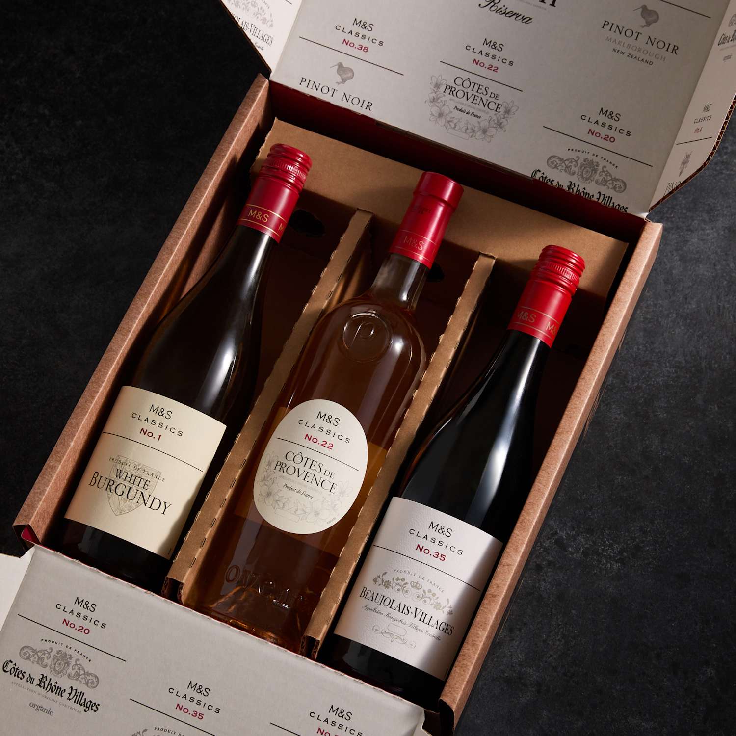 M&S Hampers Classics French Wine Trio Gift