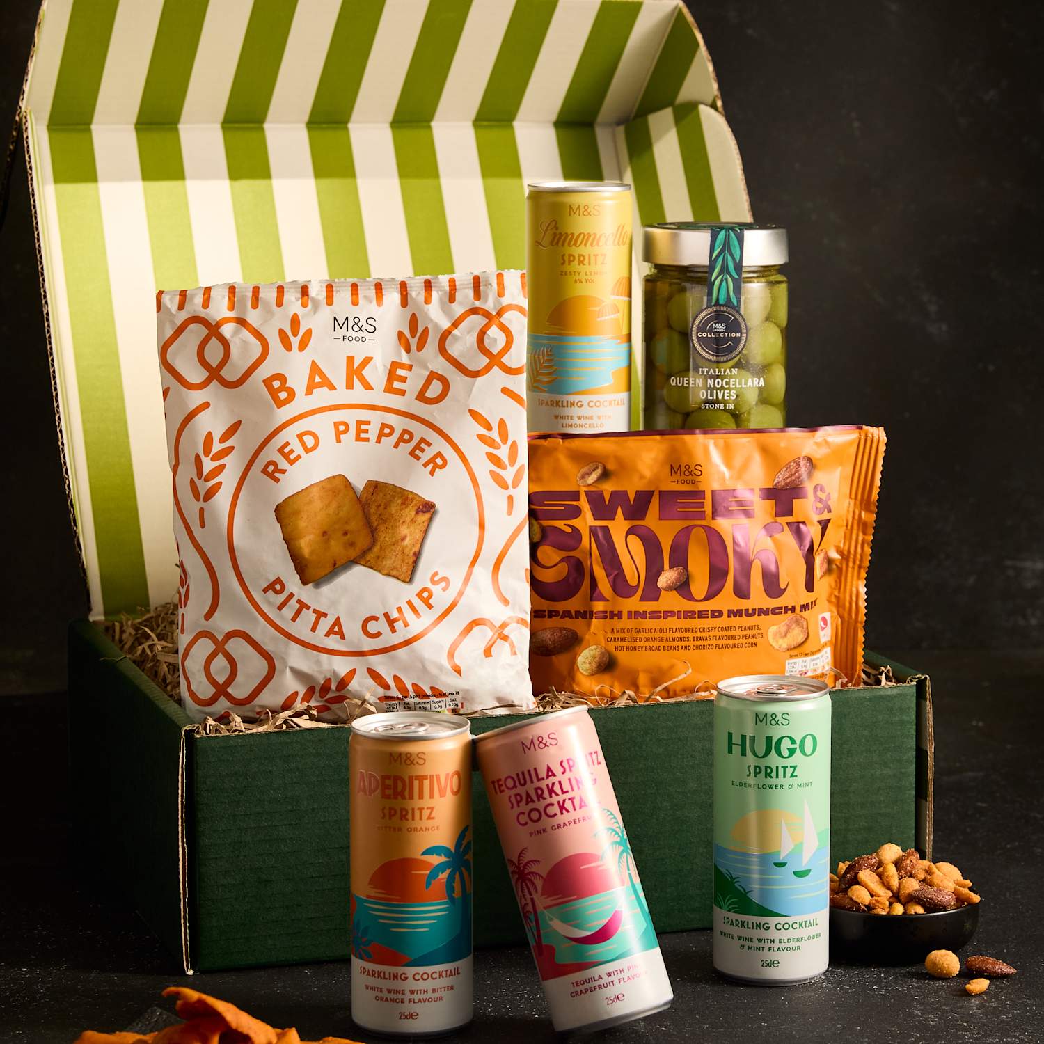 M&S Hampers The Spritz Drink & Nibbles Gift