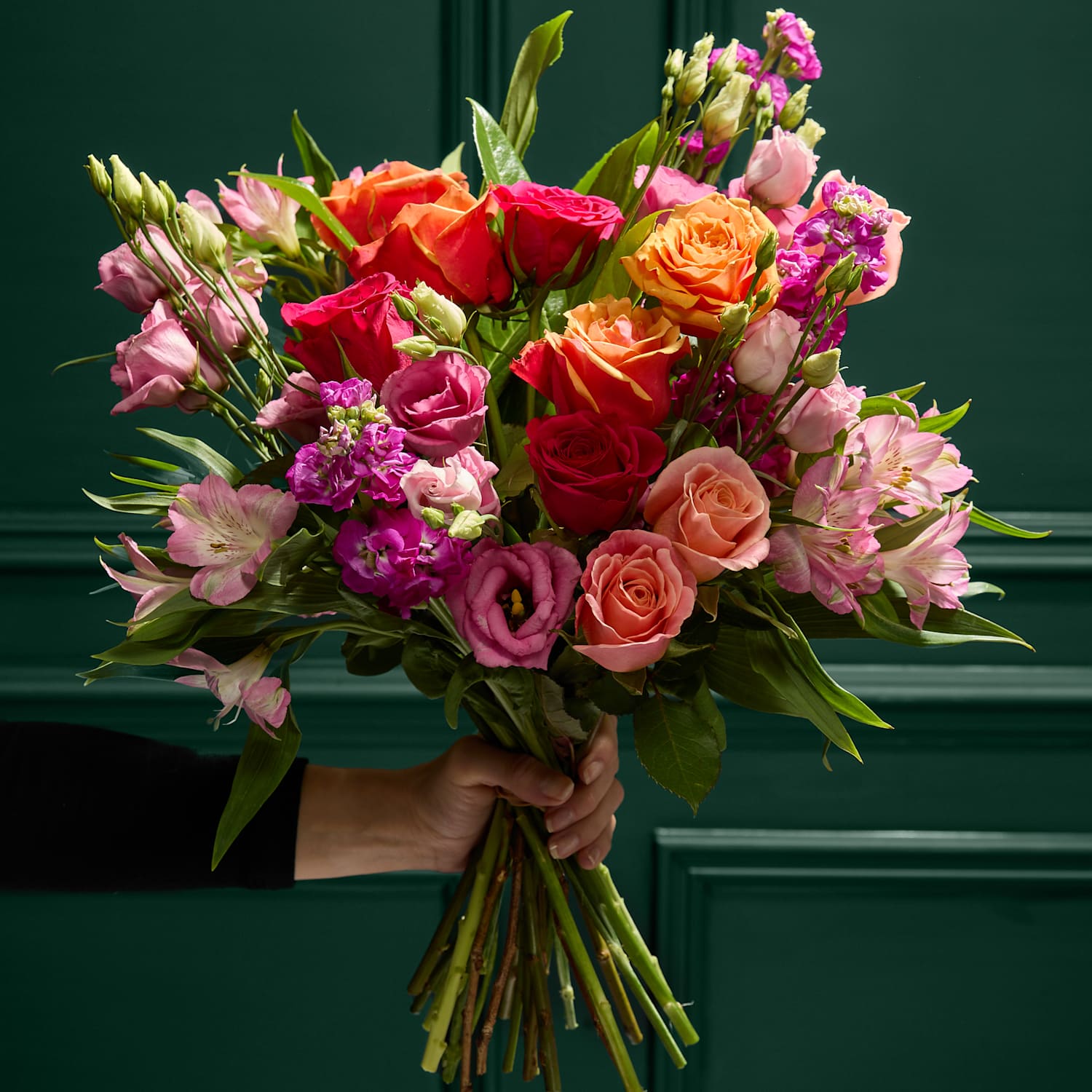 M&S Flower Market Rose, Lisianthus & Antirrhinum Bright Bouquet