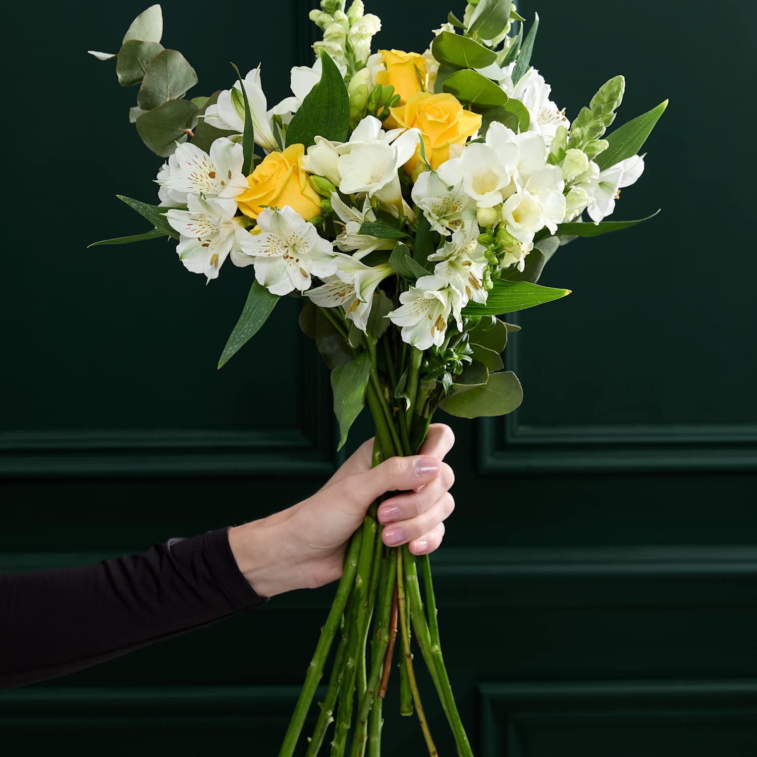 M&S Flower Market Yellow Rose & Scented Freesia Bouquet
