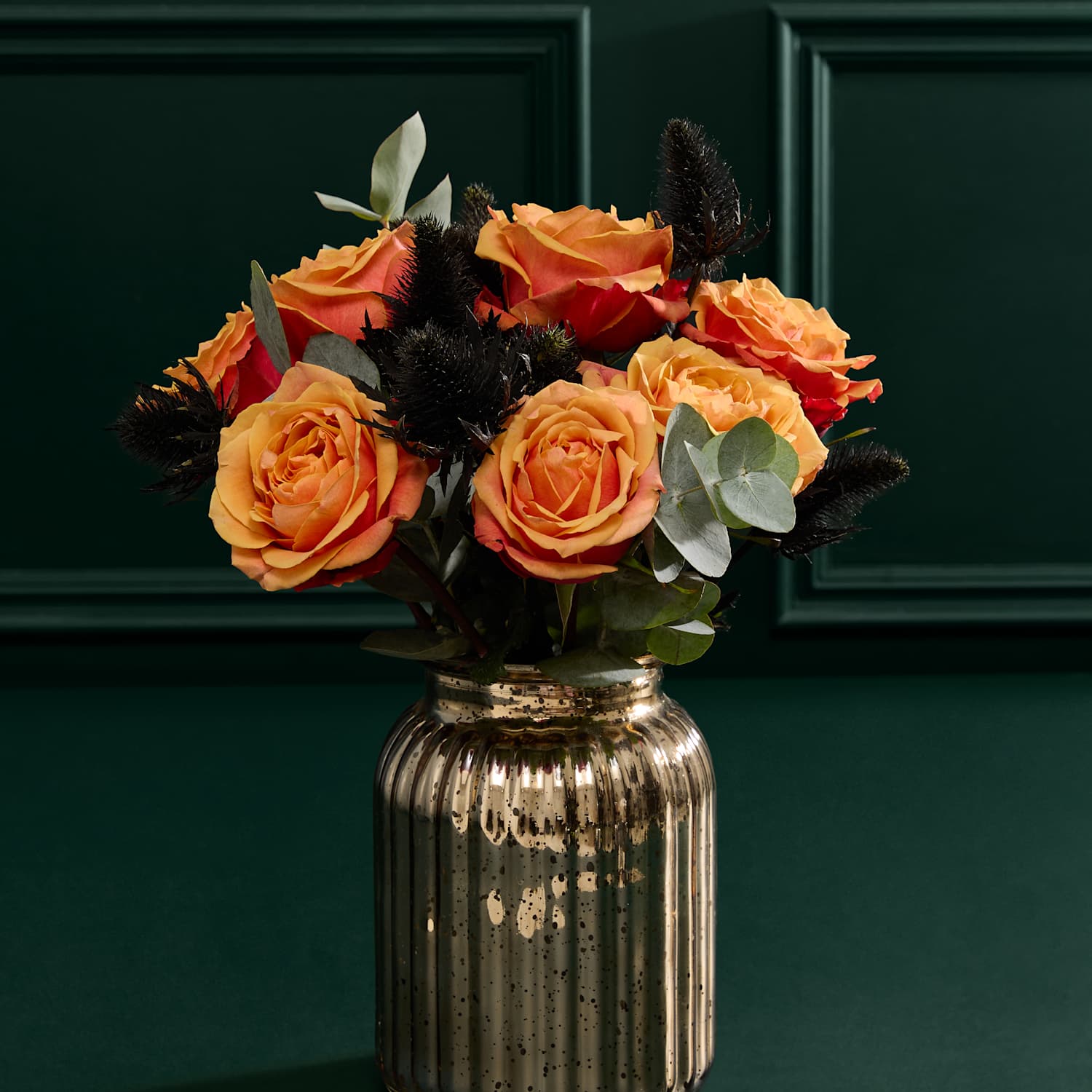 M&S Flower Market Halloween Bouquet with Vase