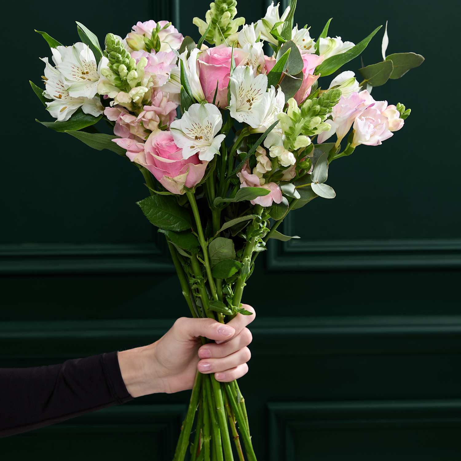 M&S Flower Market Pink Rose & Scented Freesia Bouquet