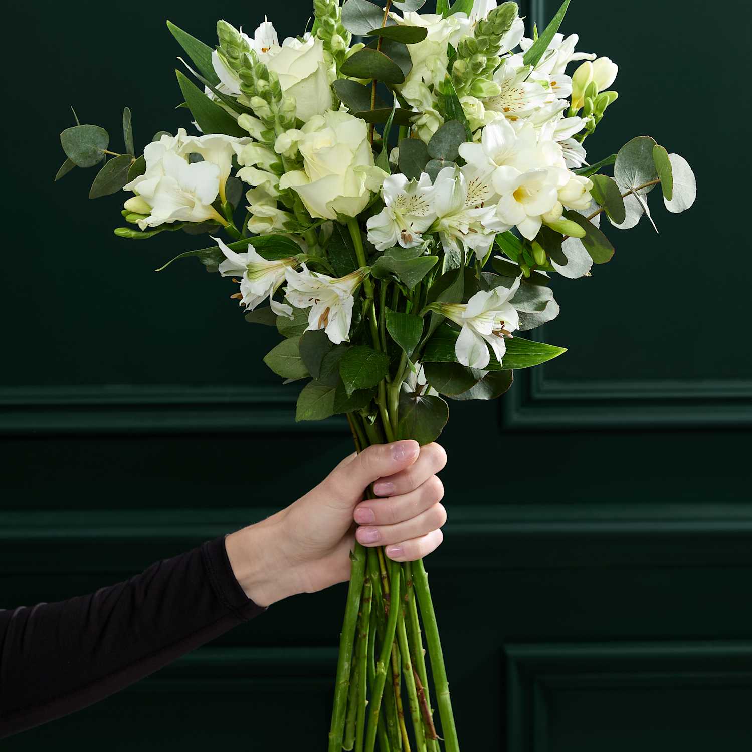 M&S Flower Market White Rose & Scented Freesia Bouquet