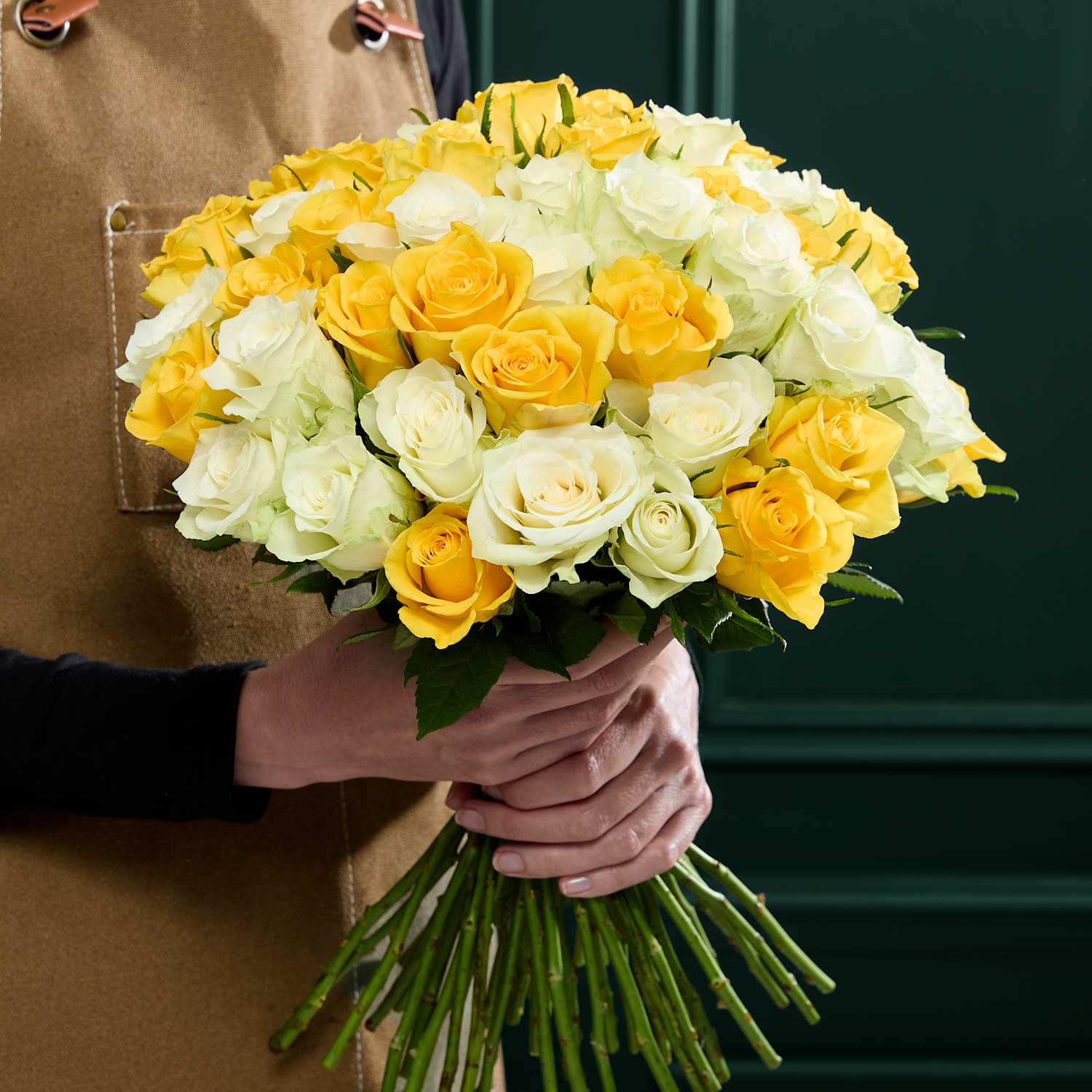 M&S Flower Market Large Yellow Rose Abundance Bouquet
