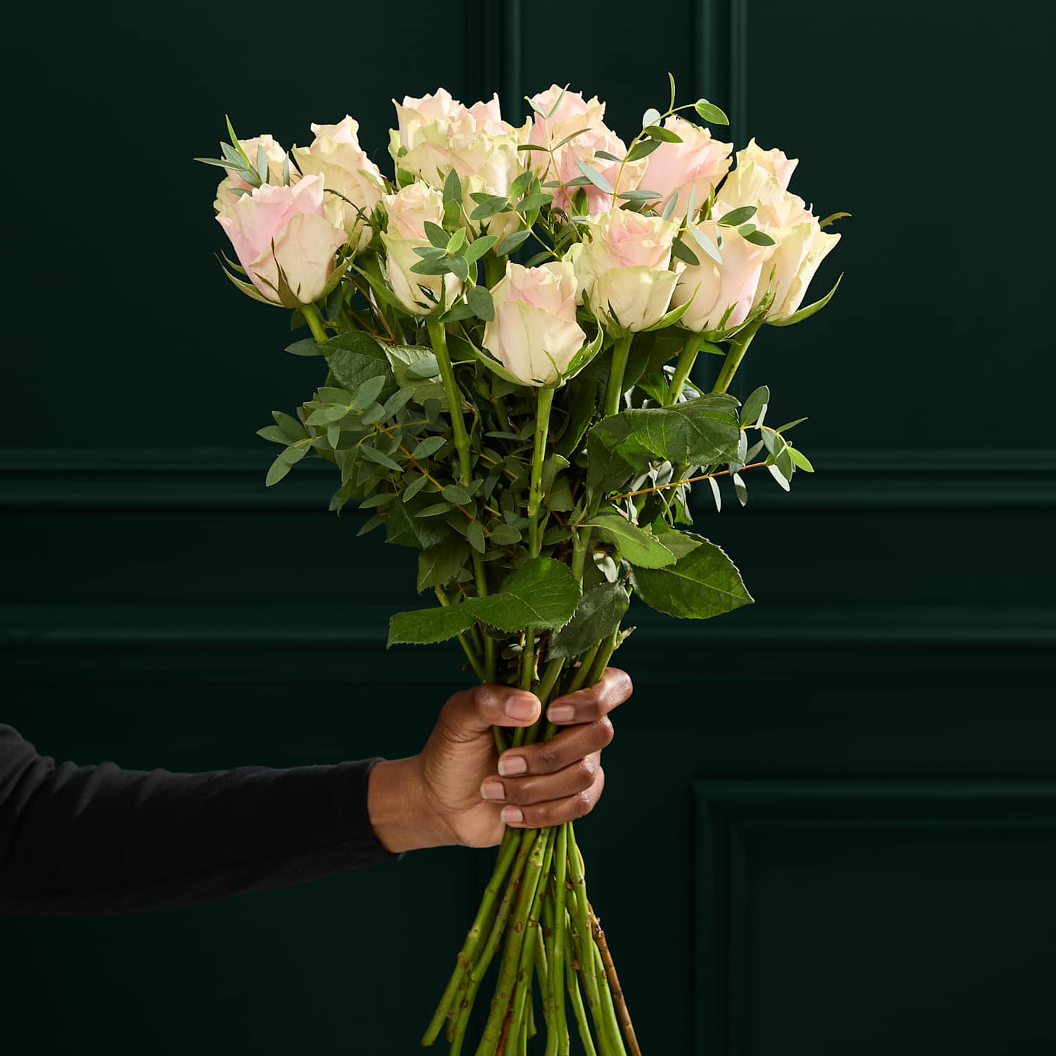 M&S Flower Market Blush Rose & Eucalyptus Letterbox Flowers