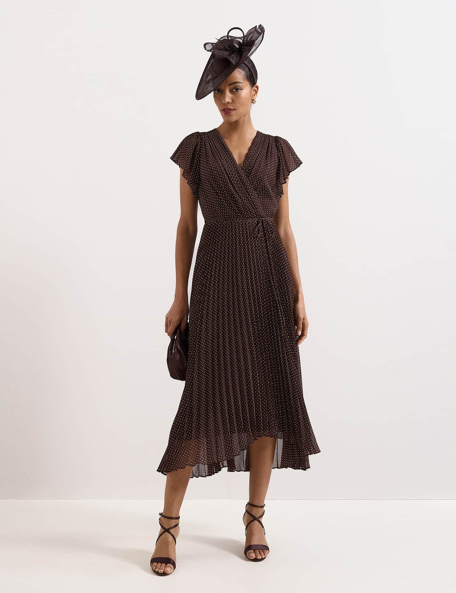 Slash Neck Zip Up Mini Dress by Phase Eight at M&S