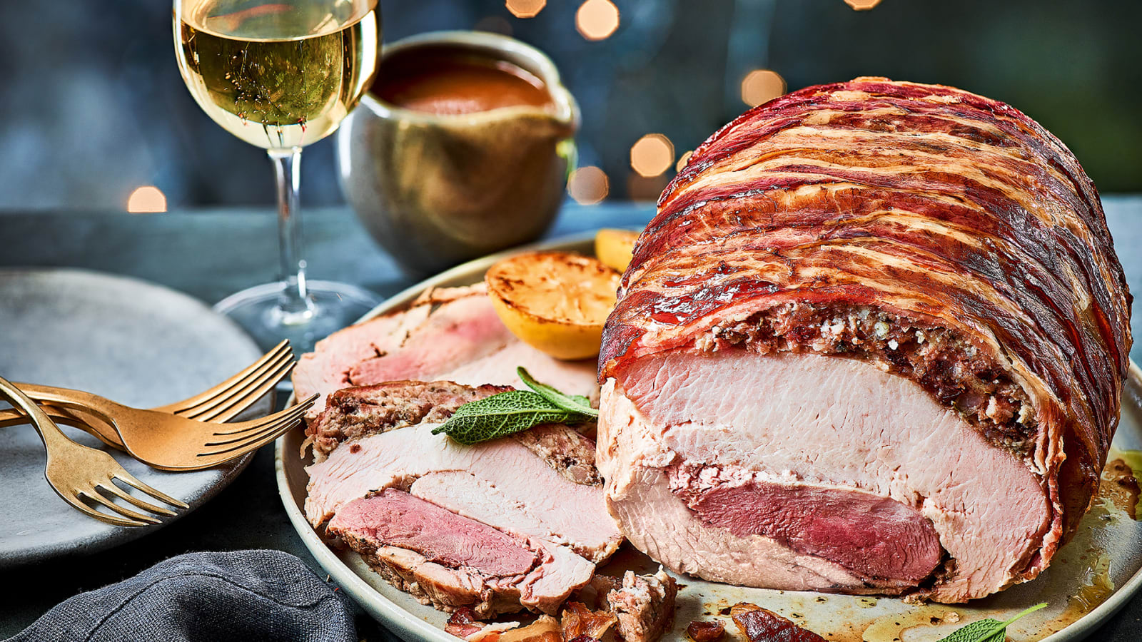 A alcoholic three bird roast