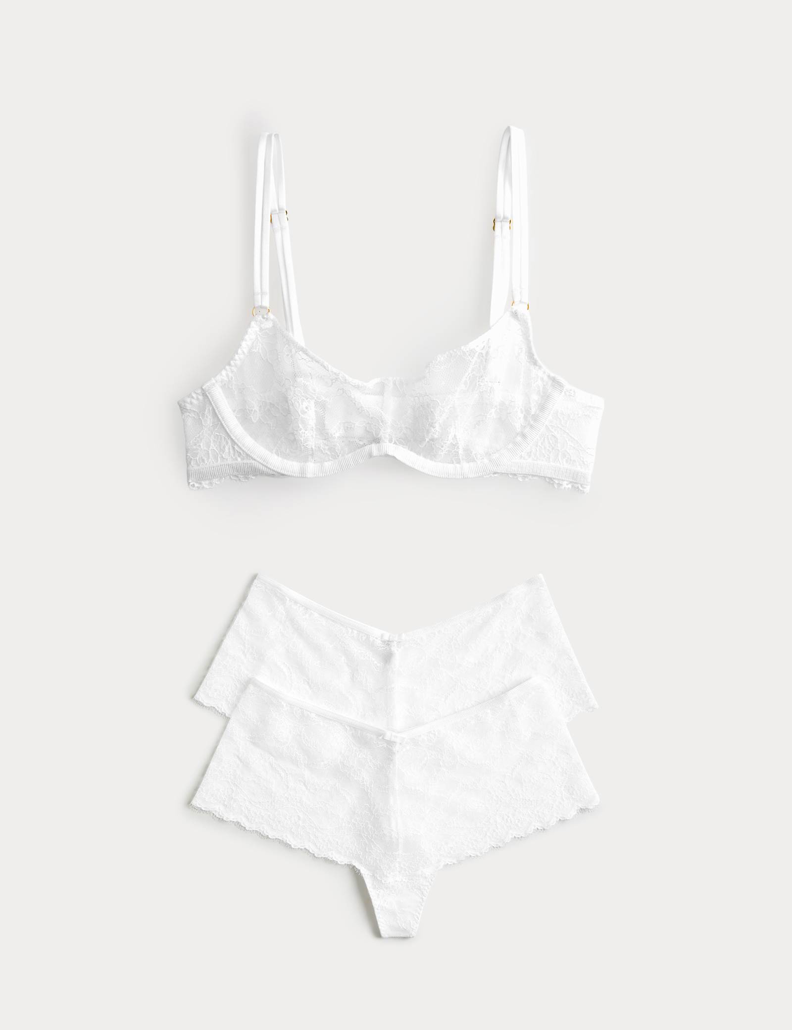 Ida Lace Wired Scoop Bra Set A-E - image 4