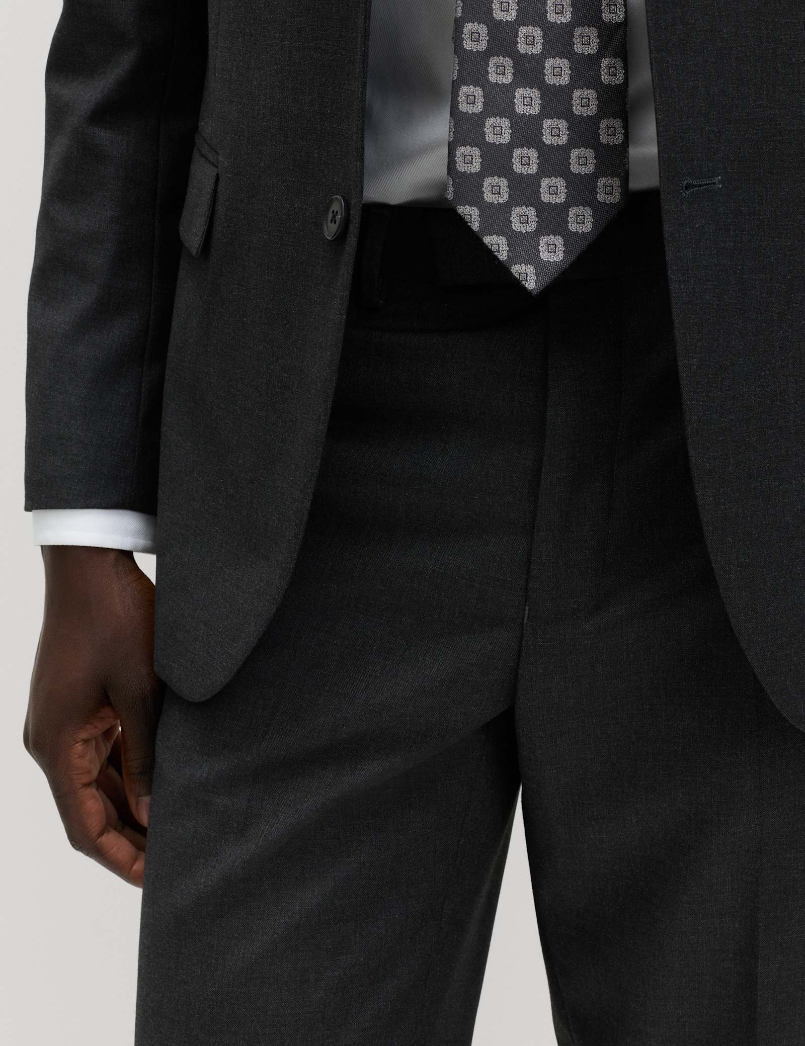 3 Piece Regular Fit Stretch Suit - image 5