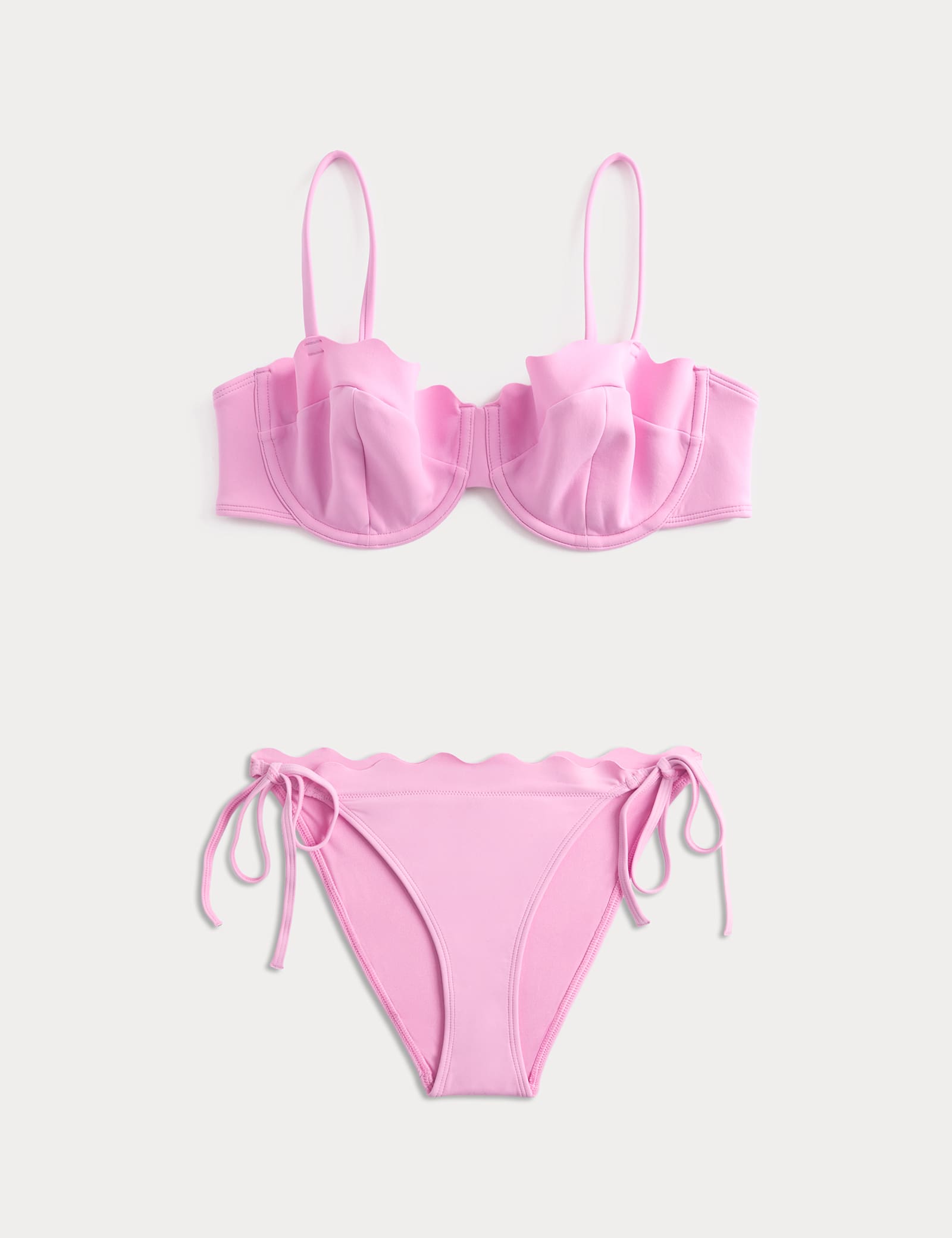 Wired Sculpt Scallop Bikini Set - image 2