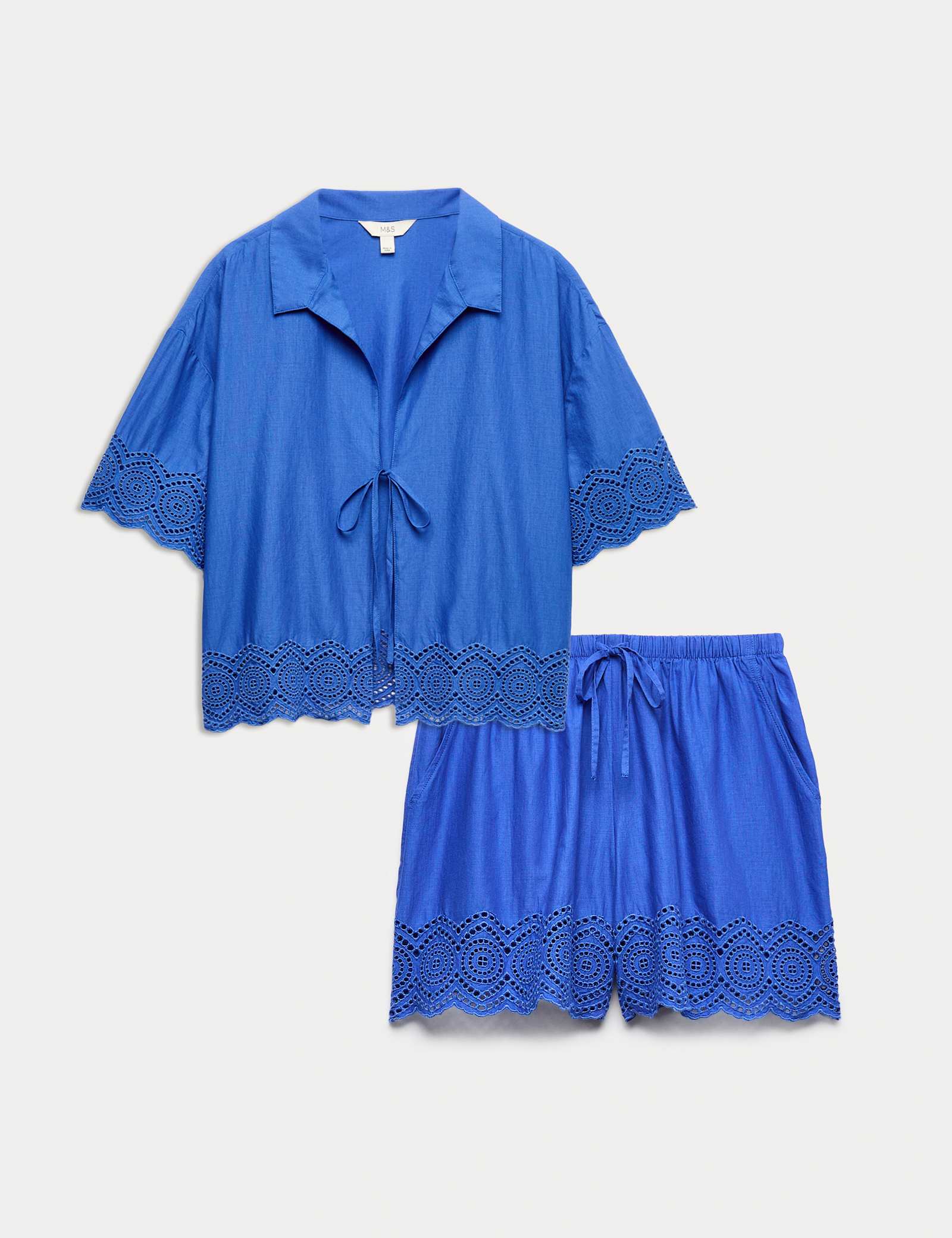 Cutwork Shirt & Short Set - image 2