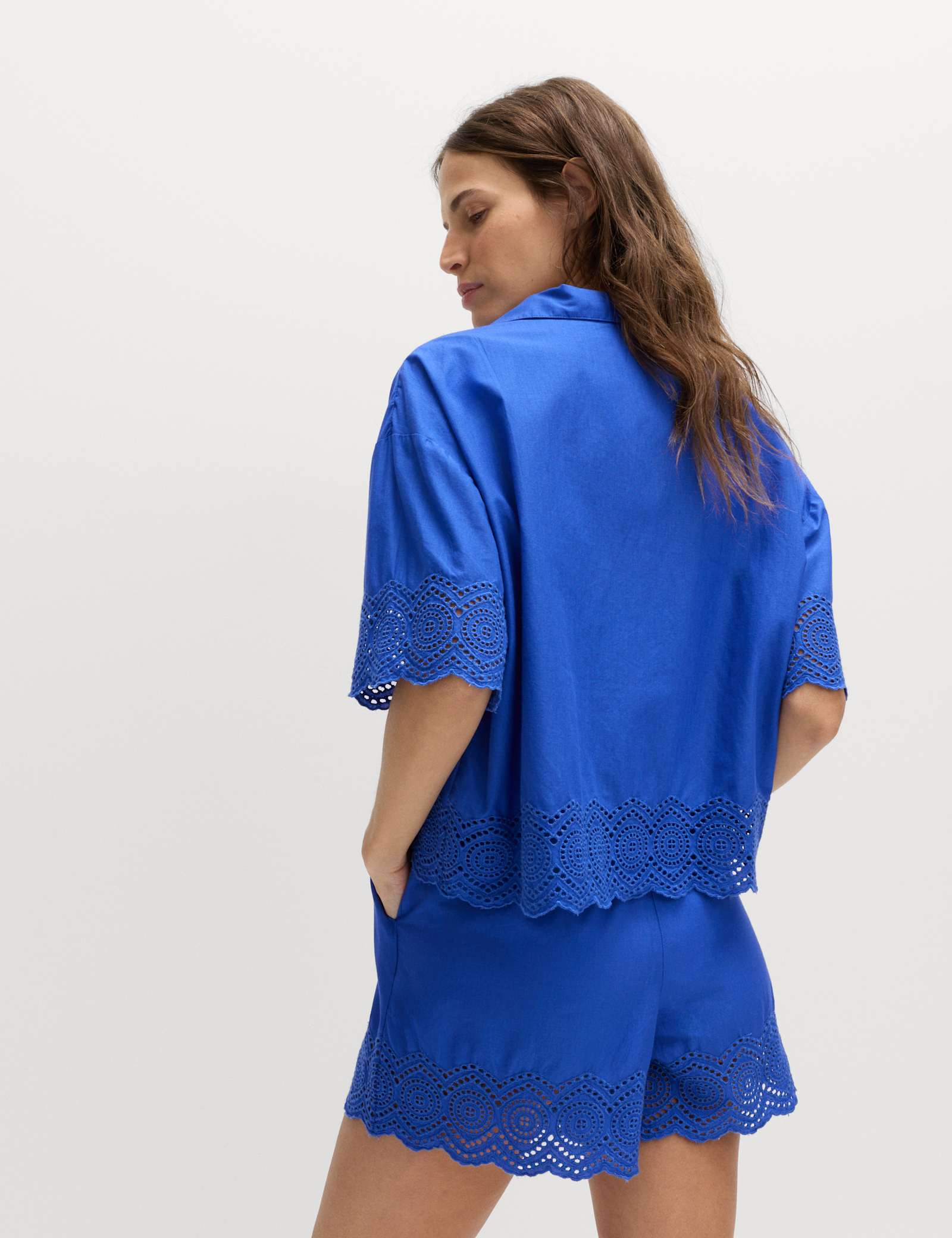 Cutwork Shirt & Short Set - image 5