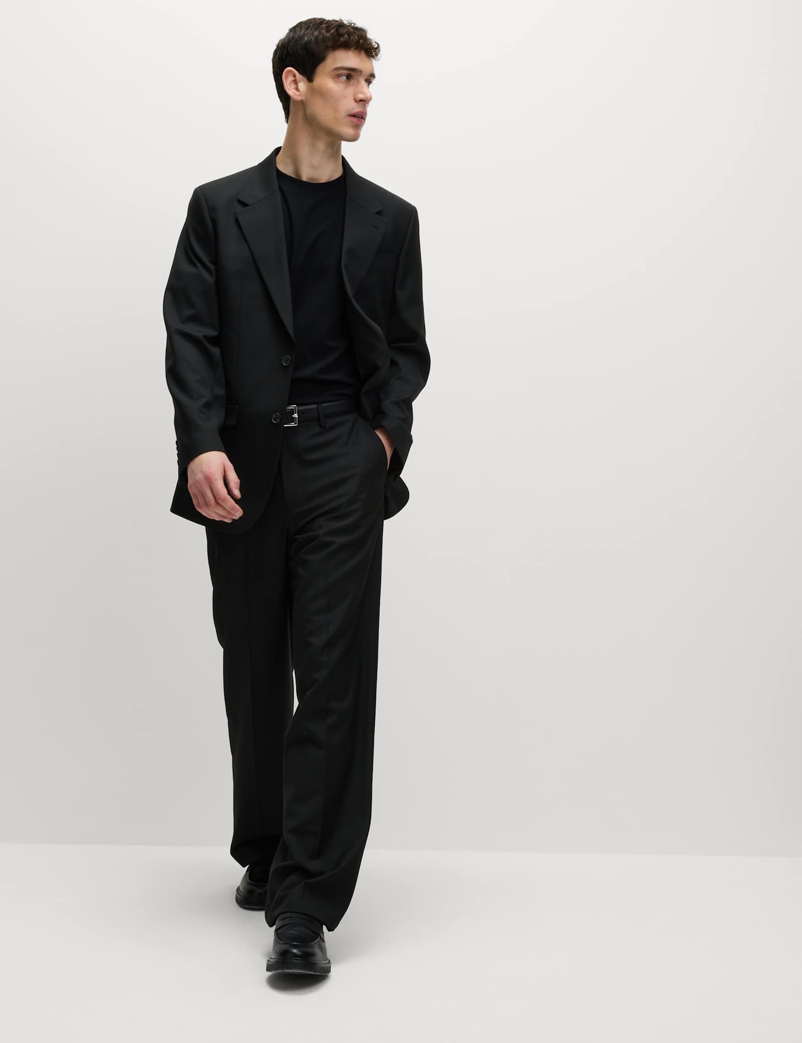 2 Piece Relaxed Fit Stretch Suit - image 4