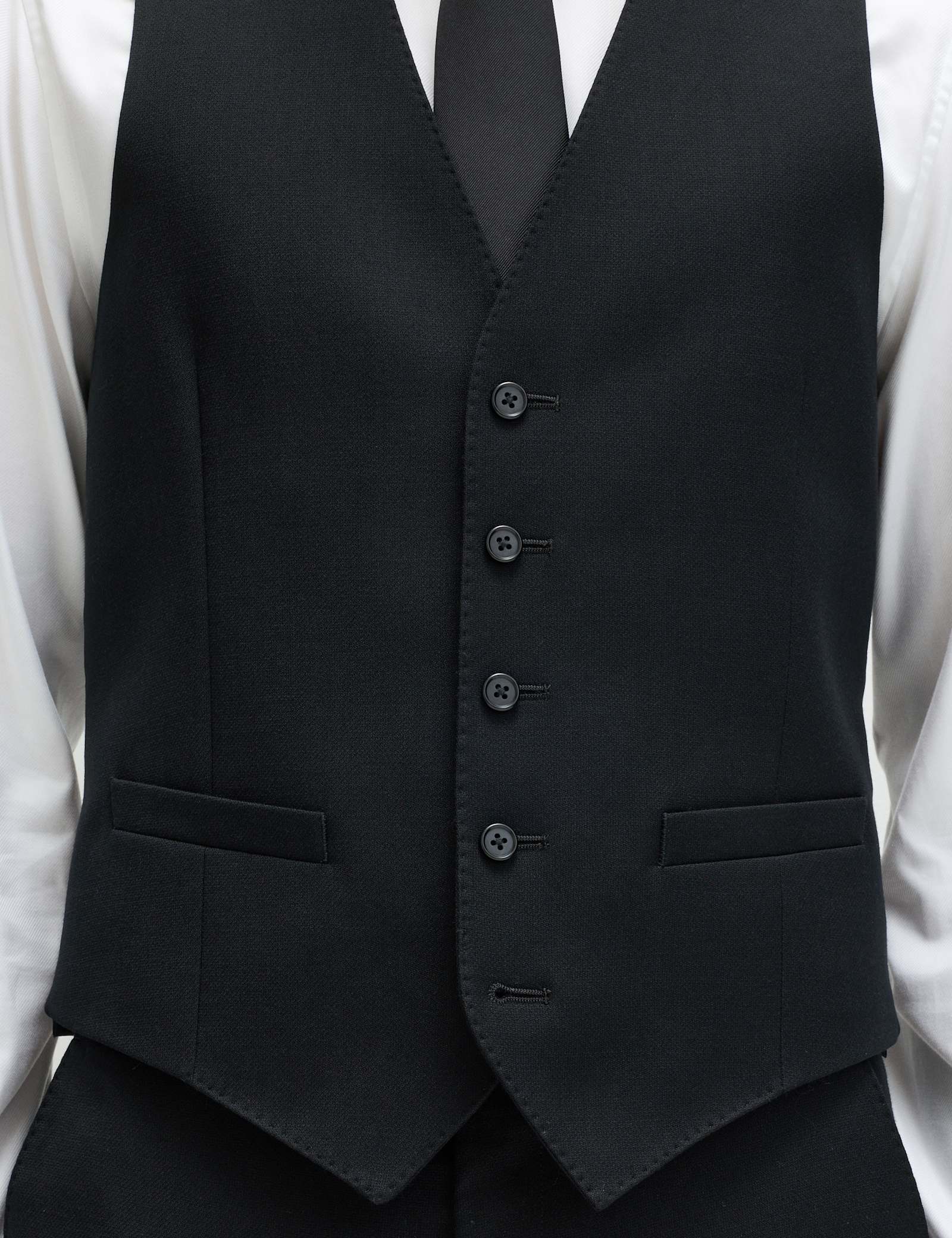 3 Piece Slim Fit Pure Wool Suit - image 5