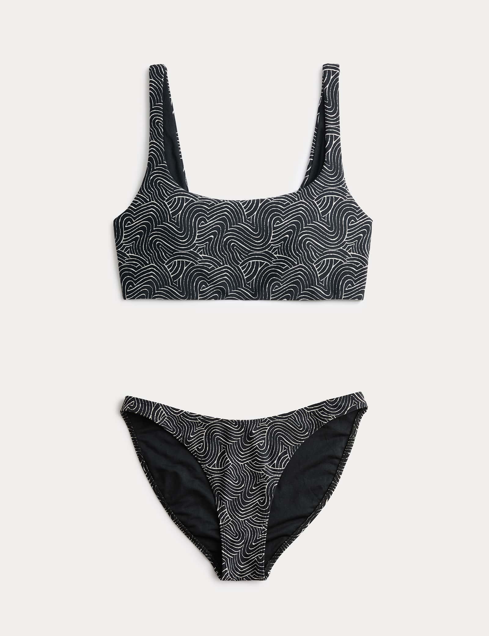Printed Scoop Neck Bikini Set - image 3