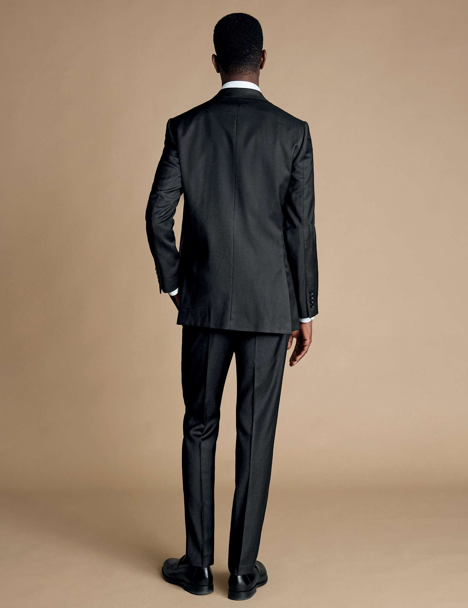 Slim Fit Pure Wool Twill Suit - image 4