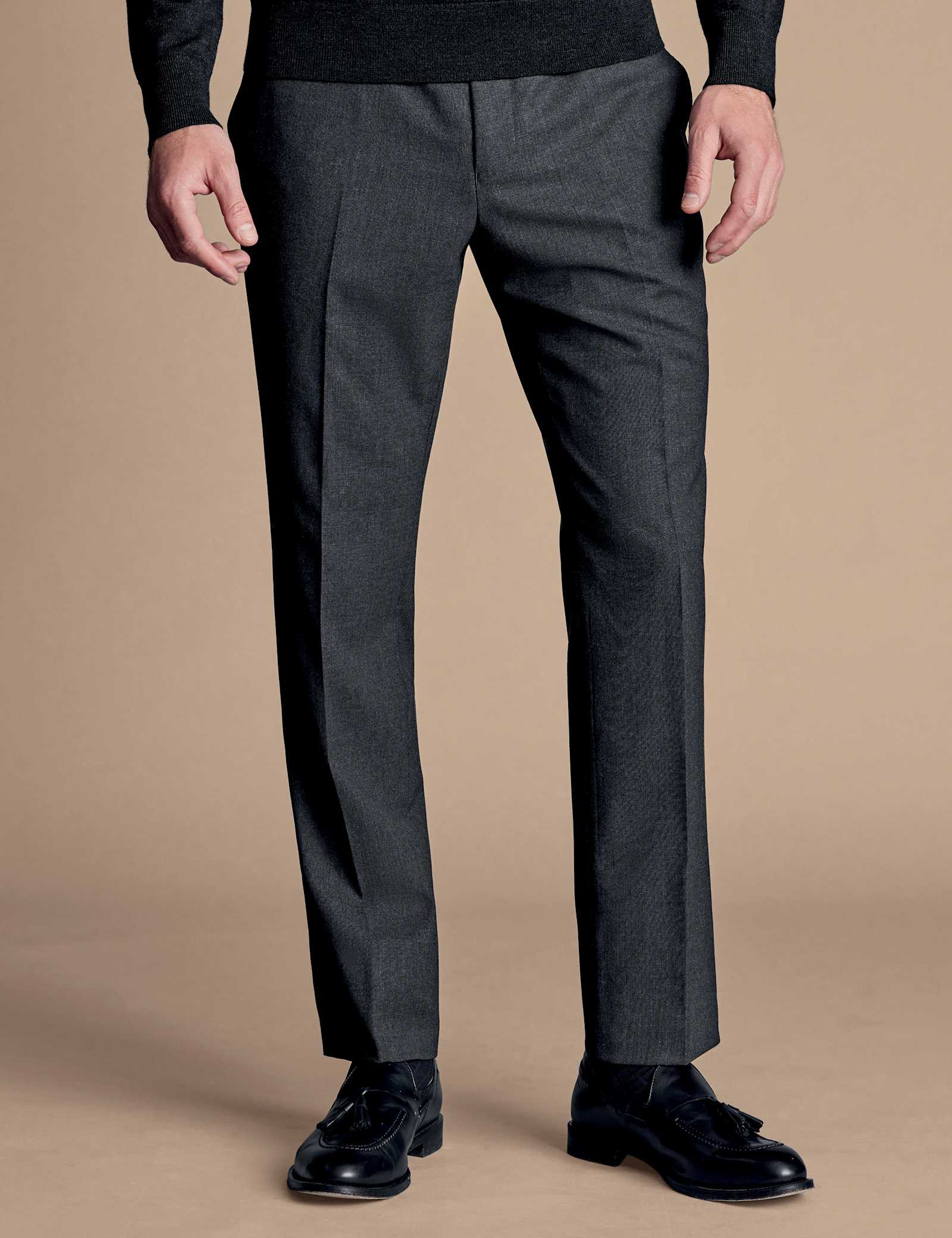 Slim Fit Pure Wool Twill Suit - image 2