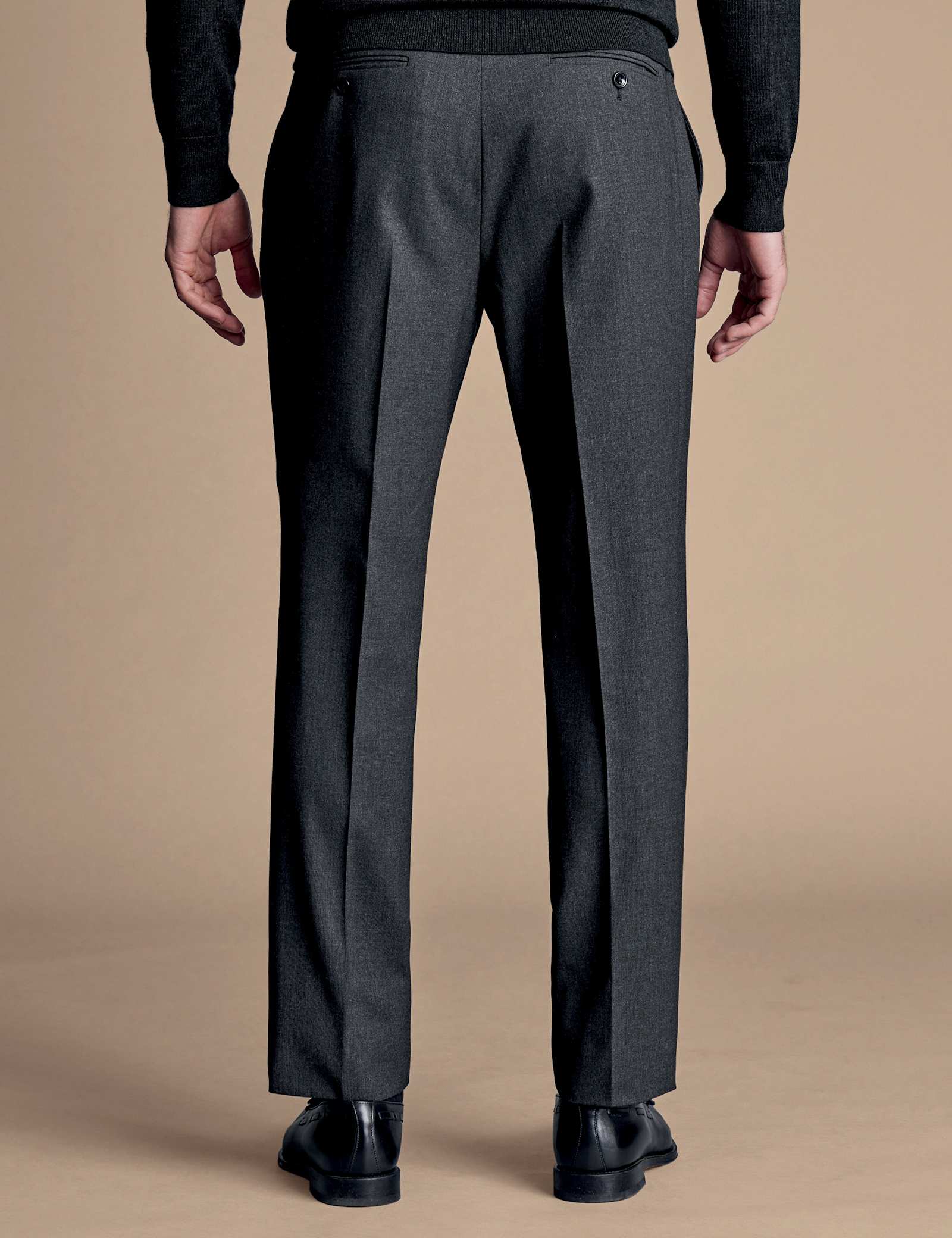 Slim Fit Pure Wool Twill Suit - image 3