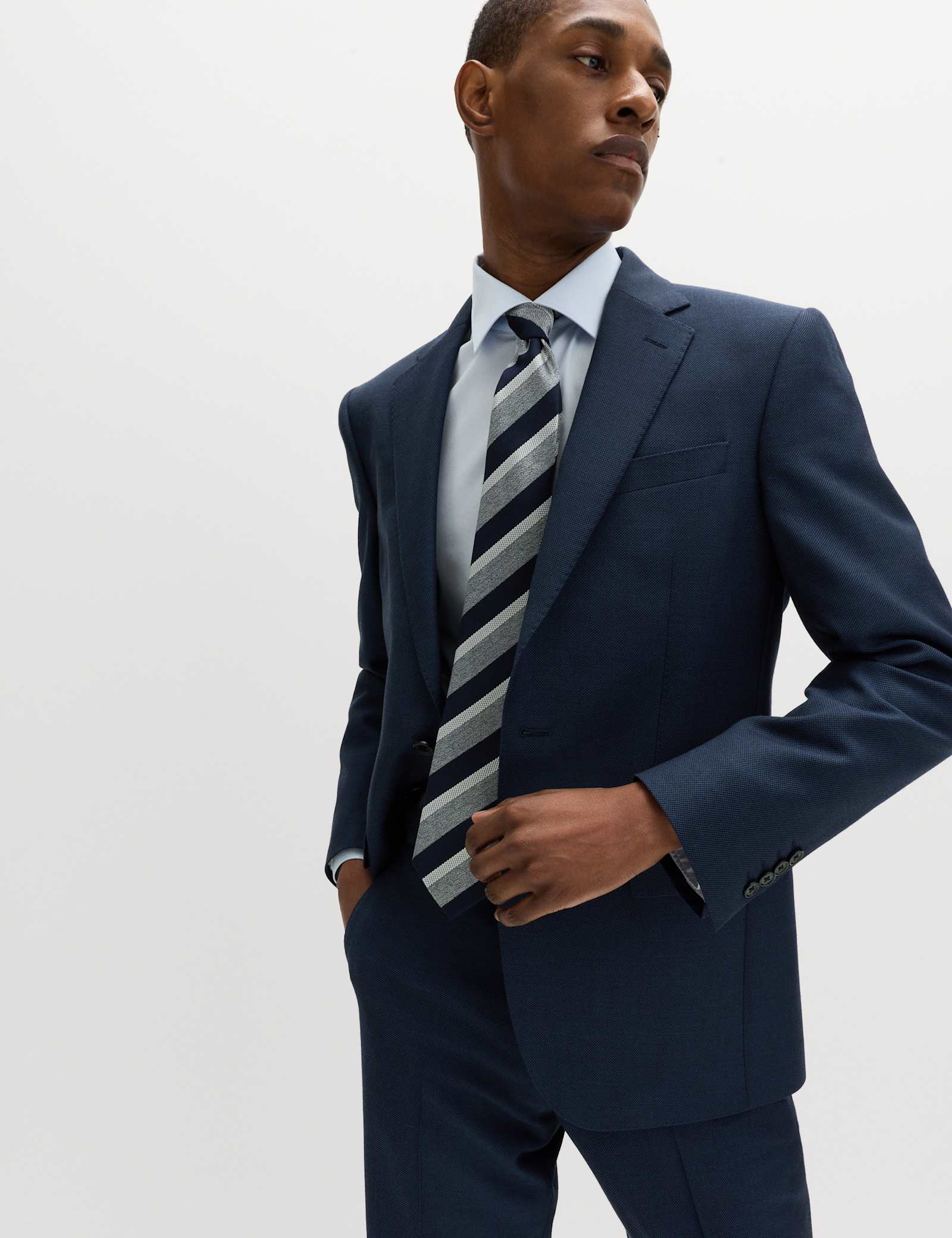 2 Piece Regular Fit Pure Wool Suit - image 2