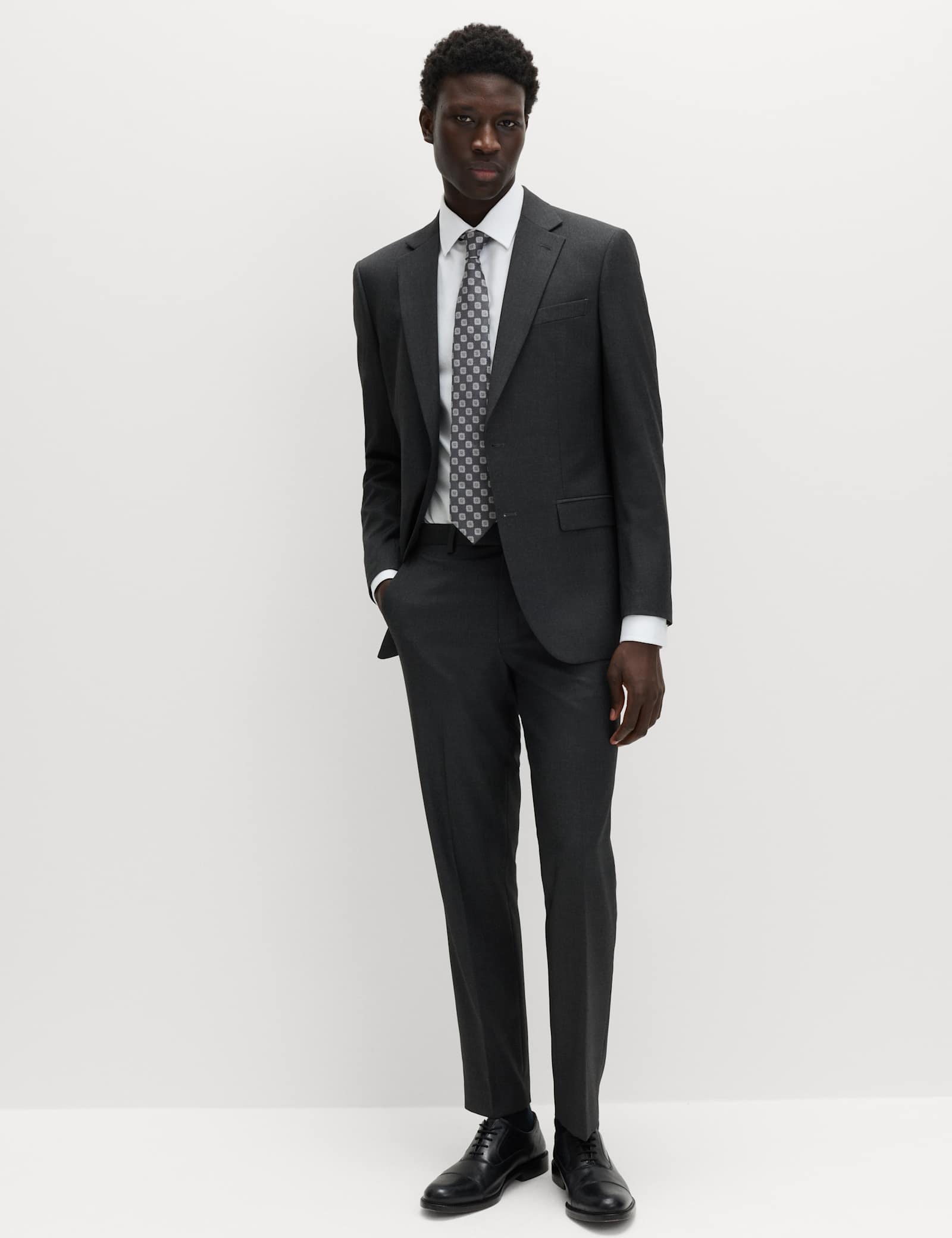2 Piece Regular Fit Stretch Suit - image 5