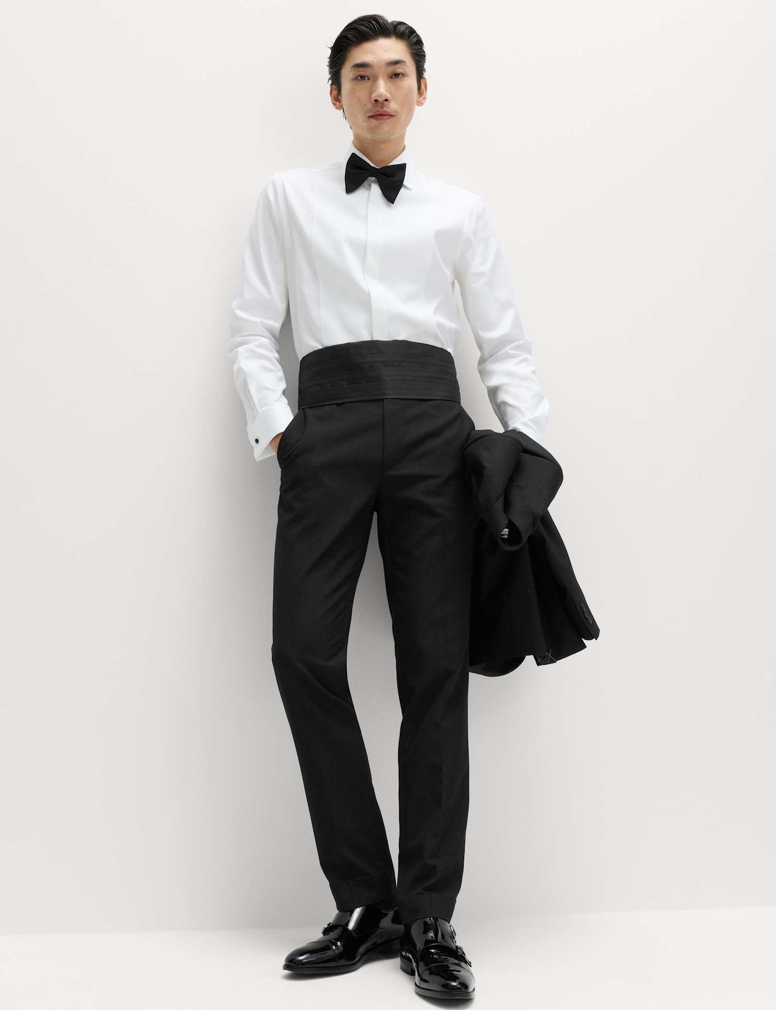2 Piece Slim Fit Tuxedo Suit - image 5