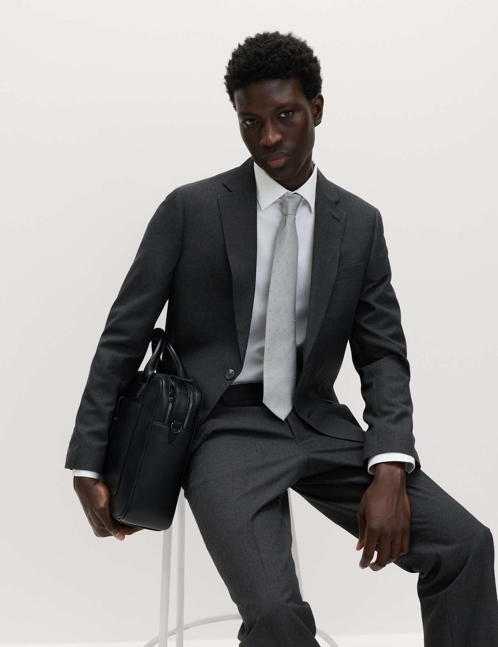 2 Piece Regular Fit Machine Washable Suit - image 2