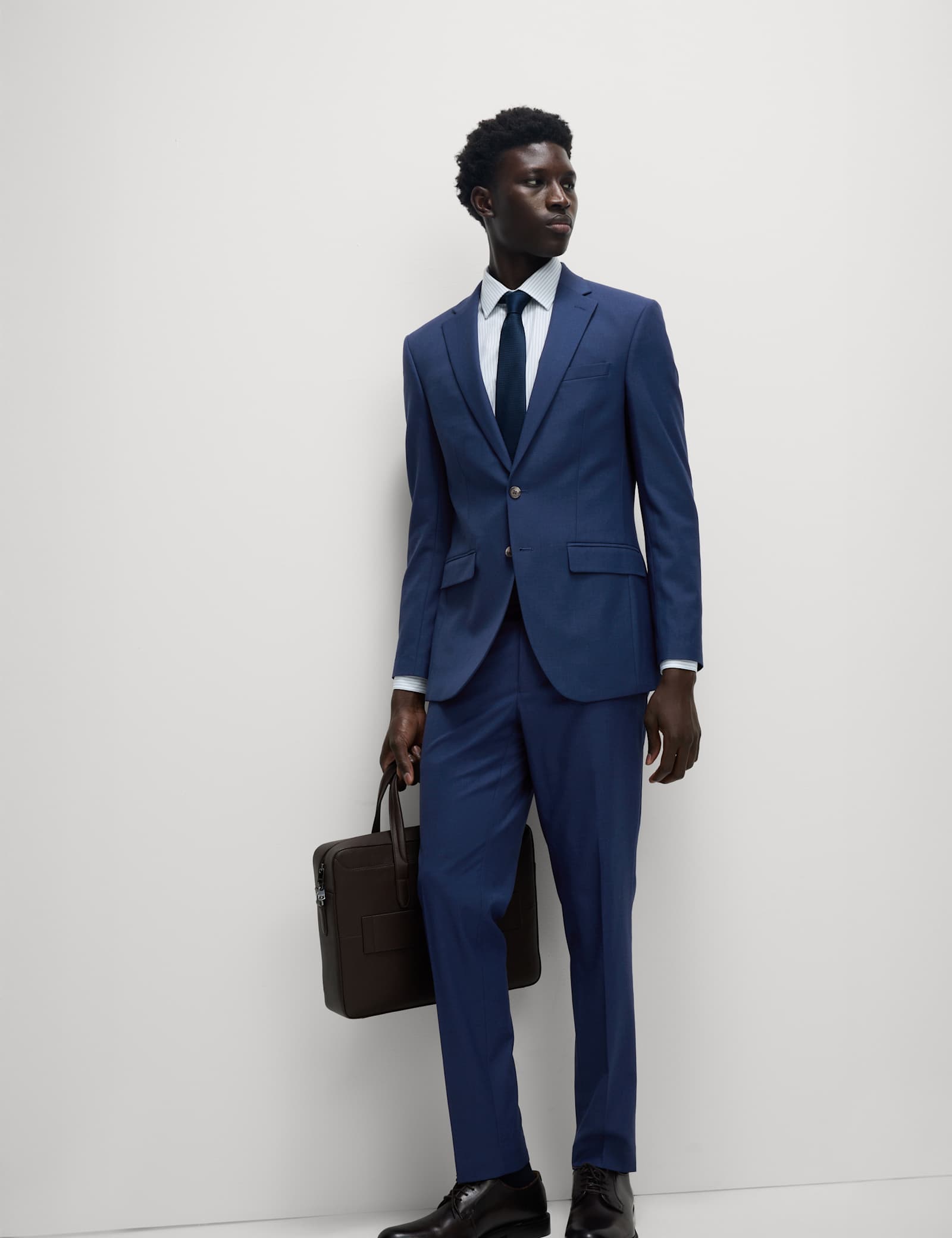 2 Piece Slim Fit Stretch Suit - image 2