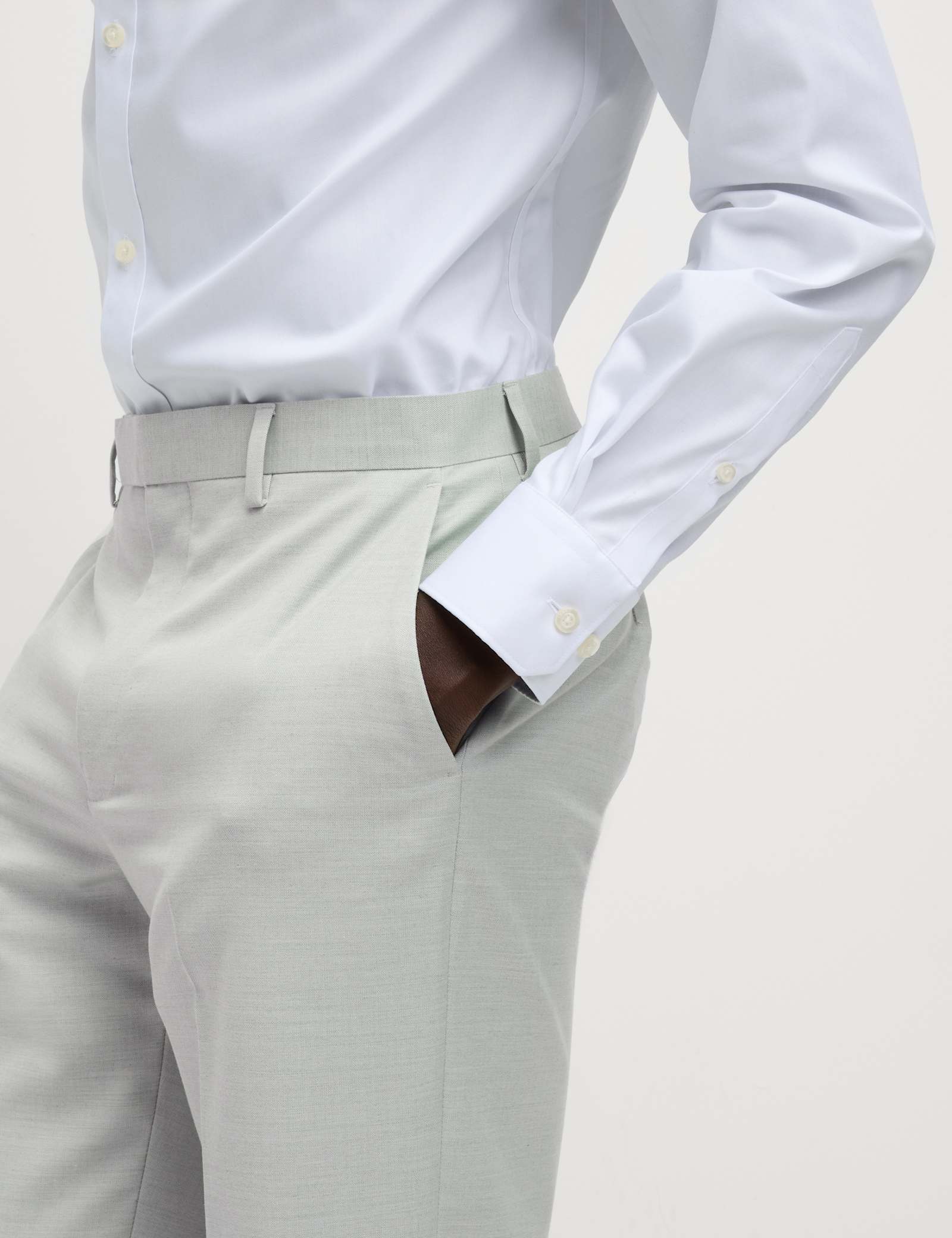 3 Piece Regular Fit Stretch Suit - image 3