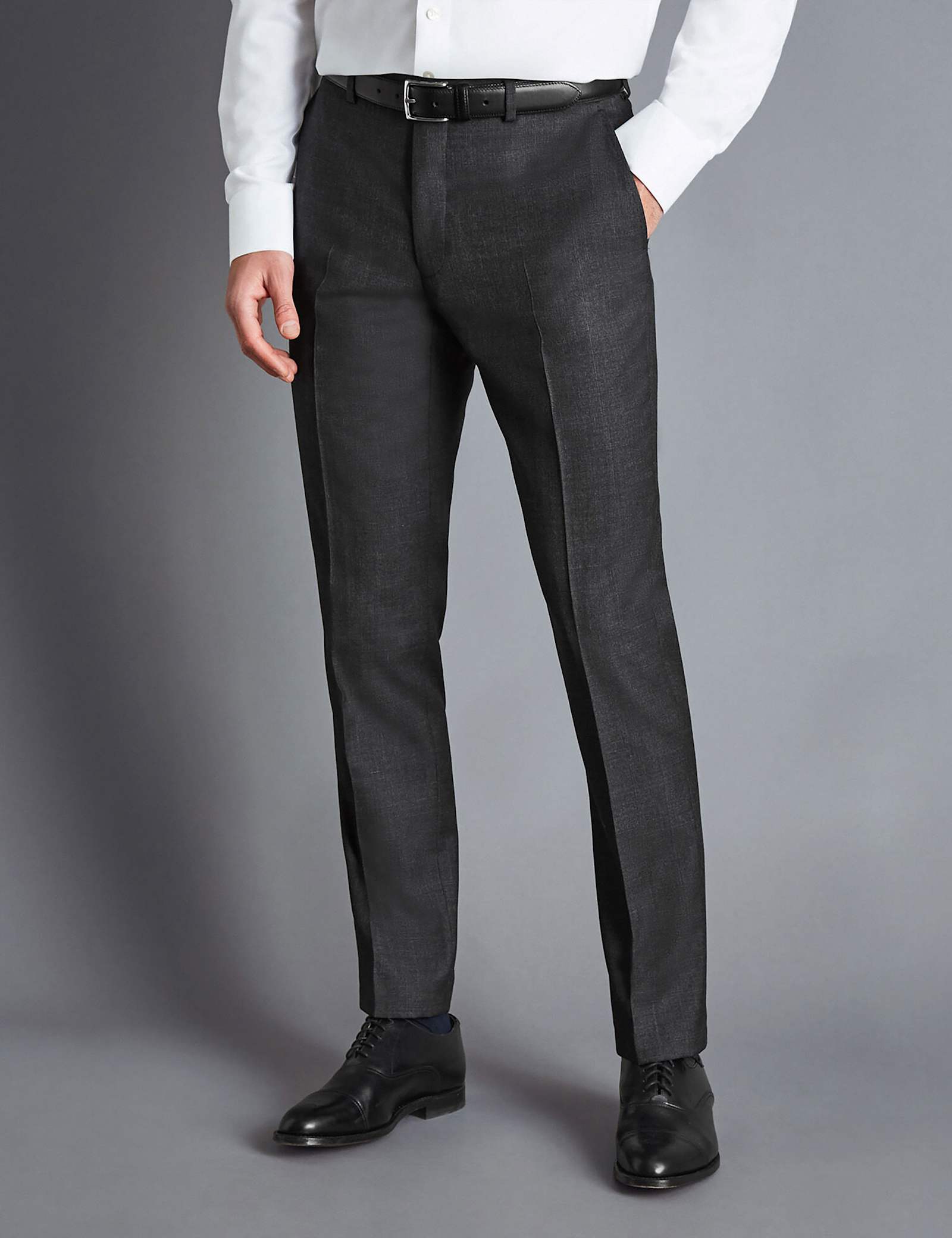 Slim Fit Super 120s Wool Suit - image 3