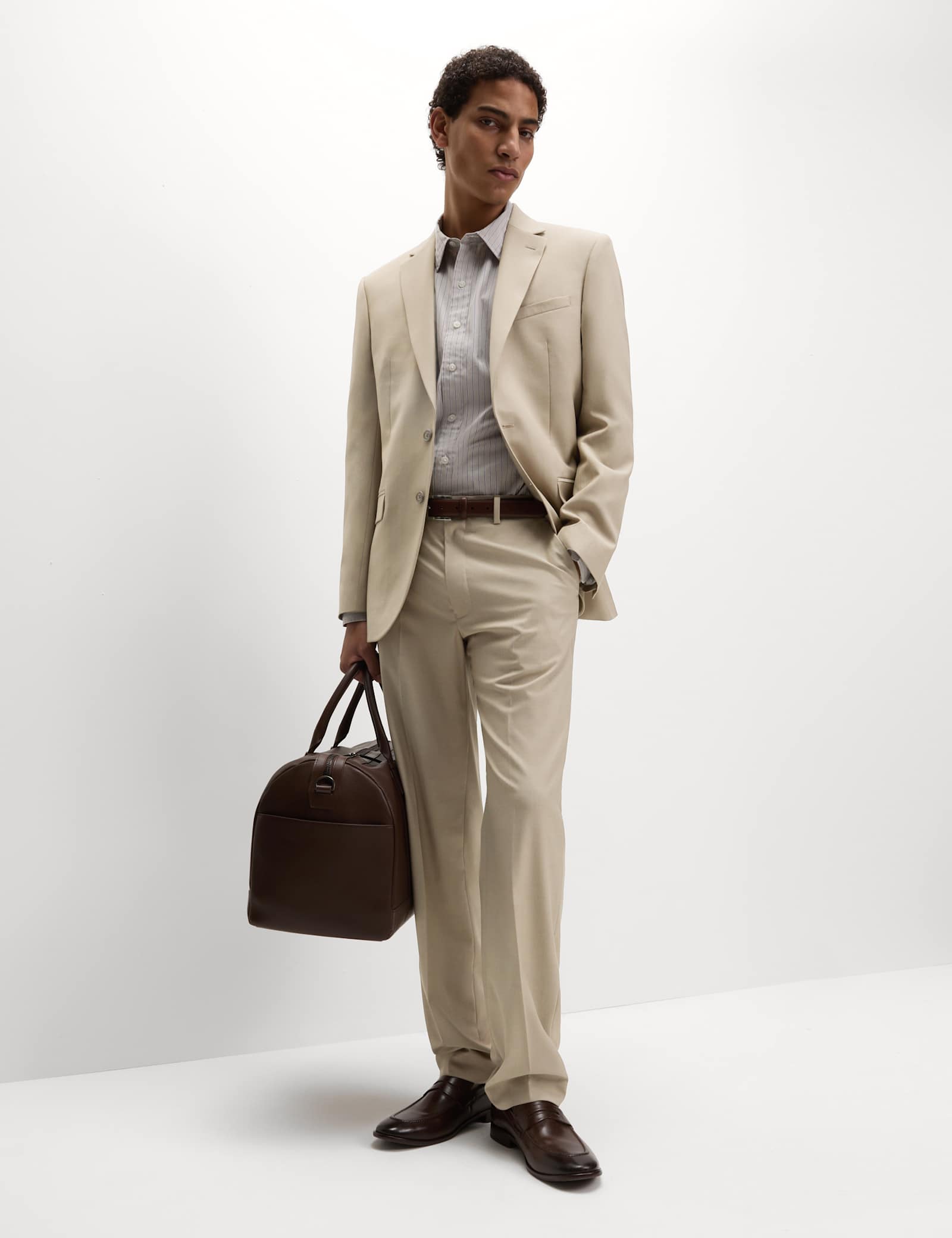 2 Piece Regular Fit Stretch Suit - image 5