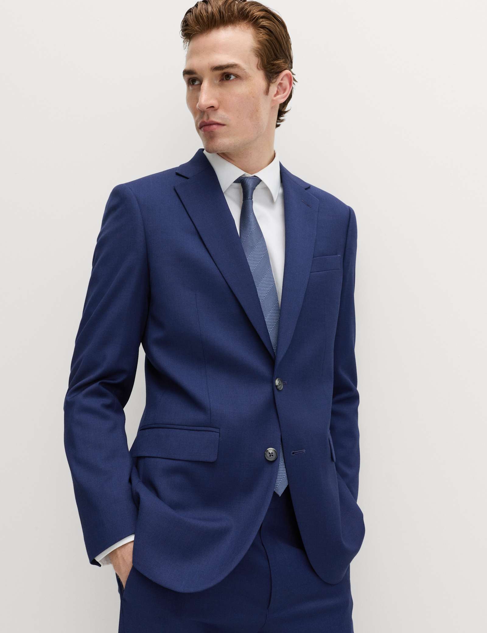 2 Piece Regular Fit Stretch Suit - image 3