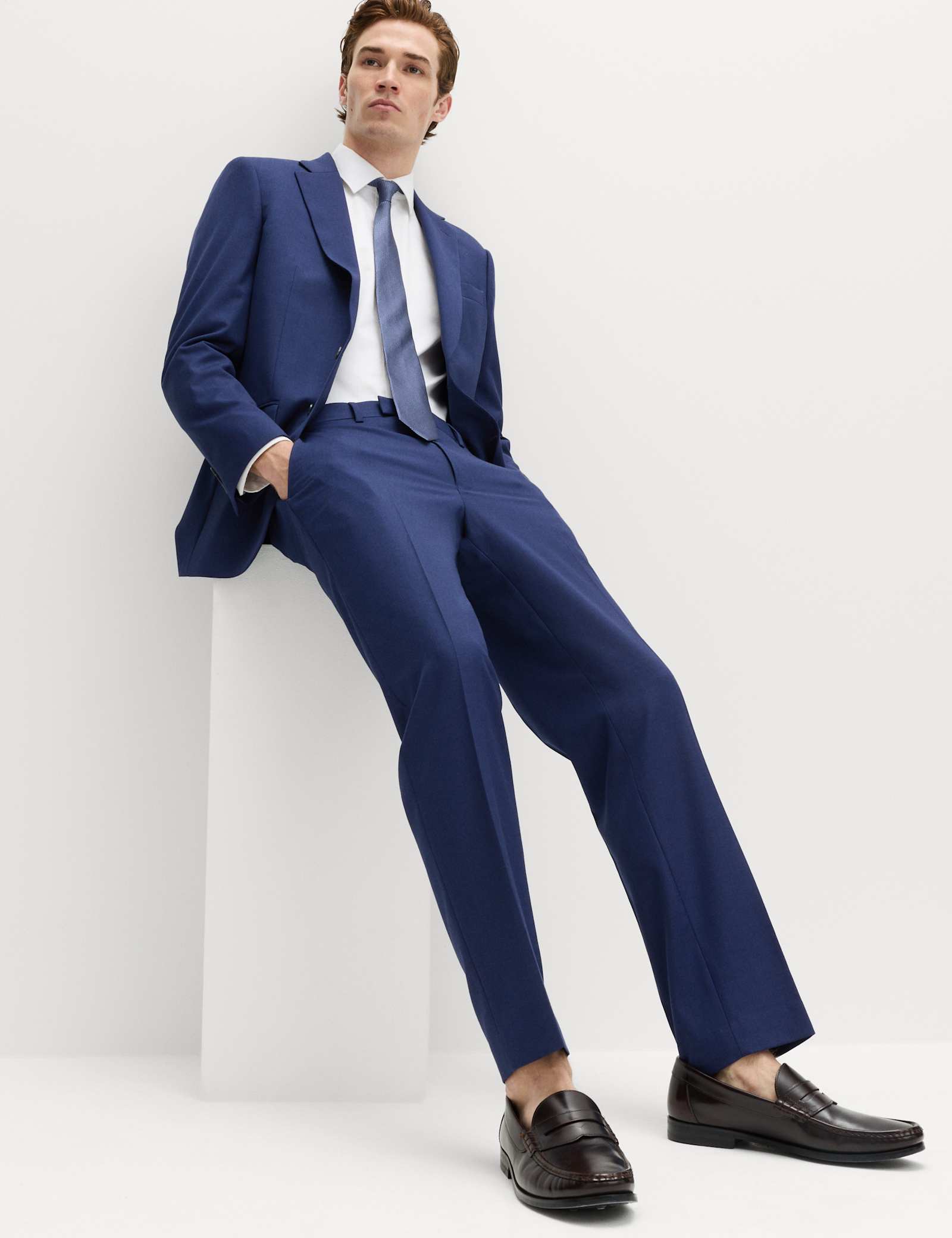 2 Piece Regular Fit Stretch Suit - image 5