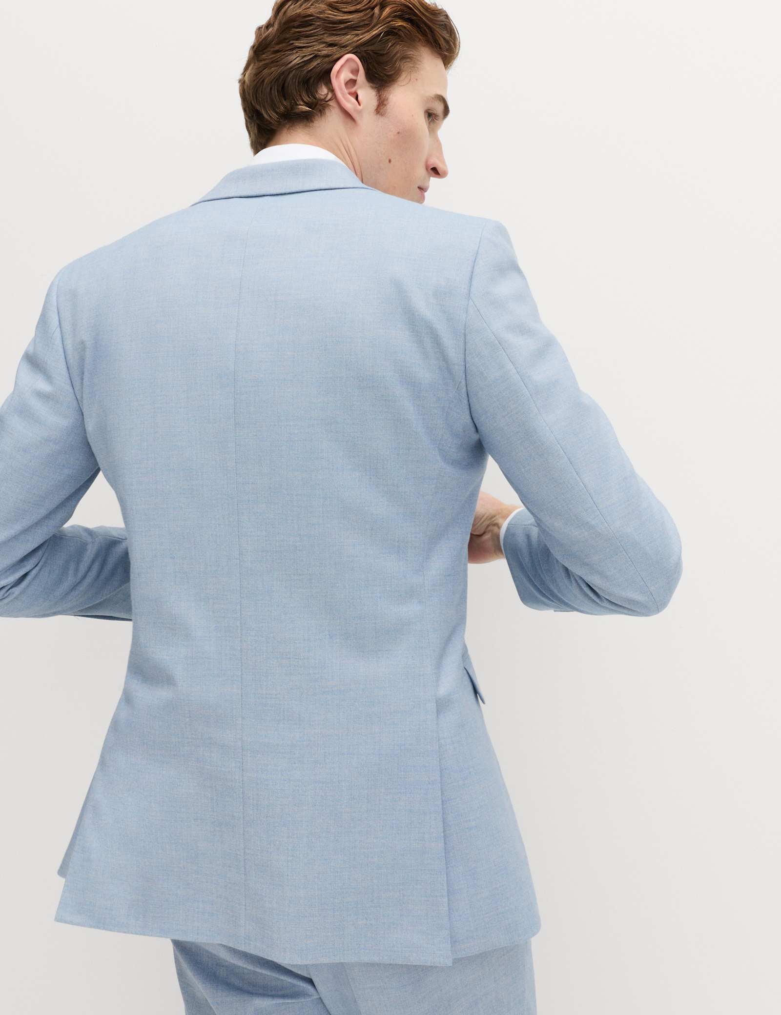 2 Piece Slim Fit Textured Stretch Suit - image 4