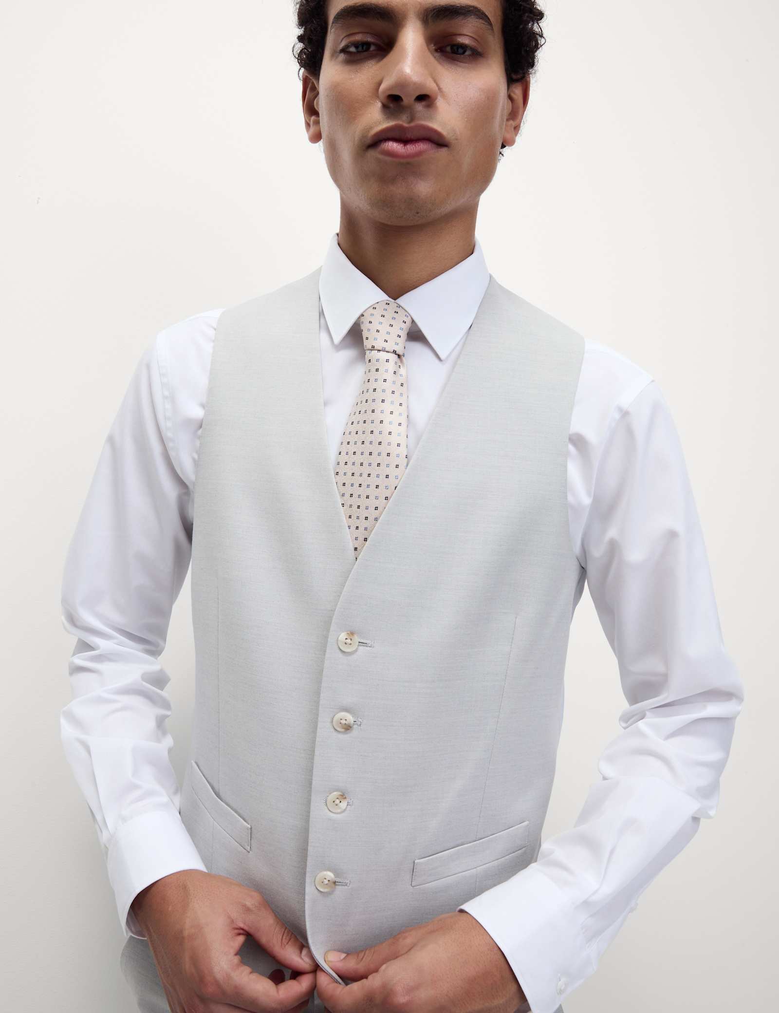 3 Piece Slim Fit Stretch Suit - image 2