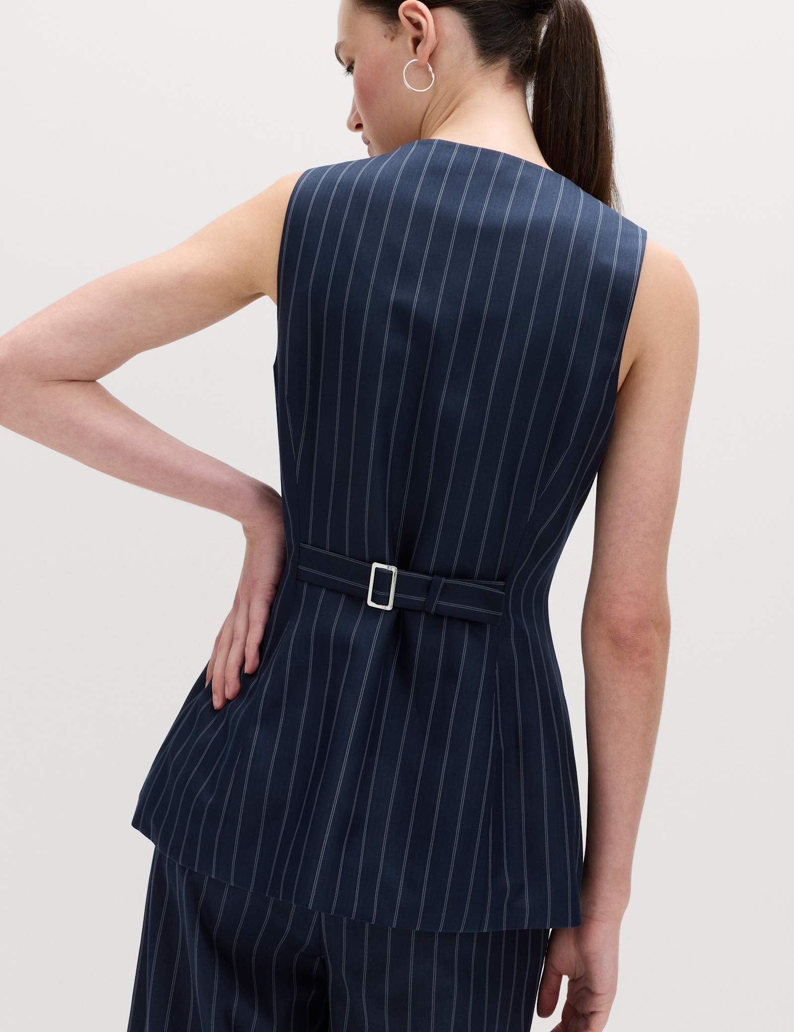Pinstripe Waistcoat & Trouser Set - image 5