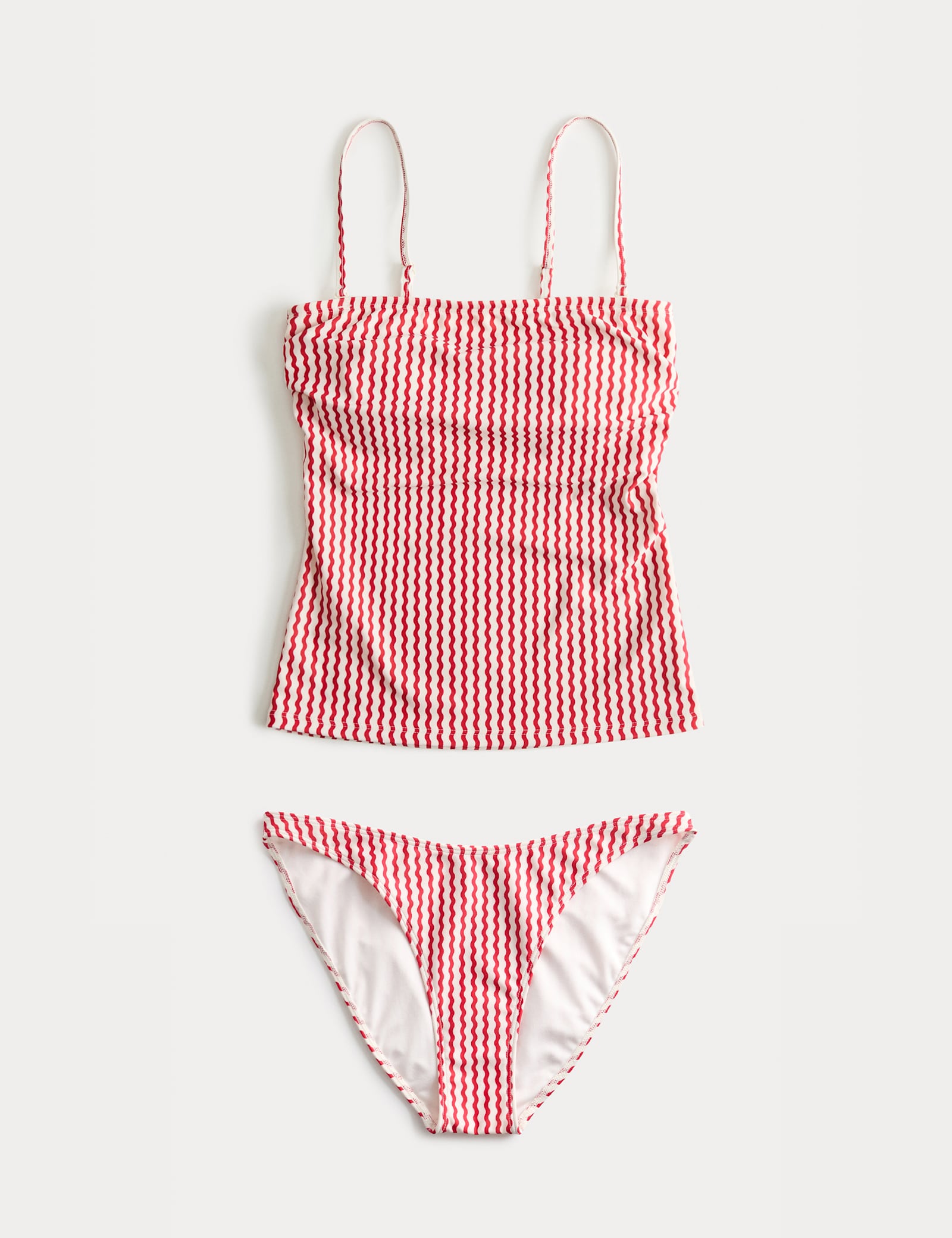 Printed Bandeau Tankini Set - image 2