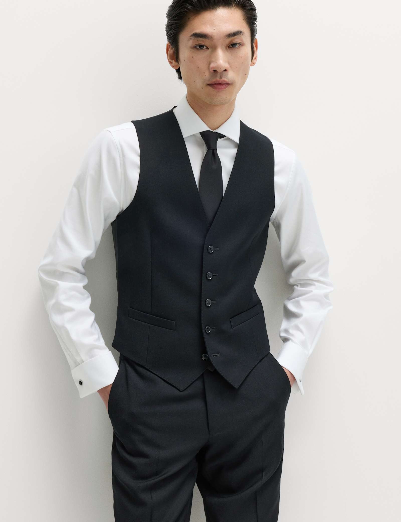 3 Piece Regular Fit Pure Wool Suit - image 4