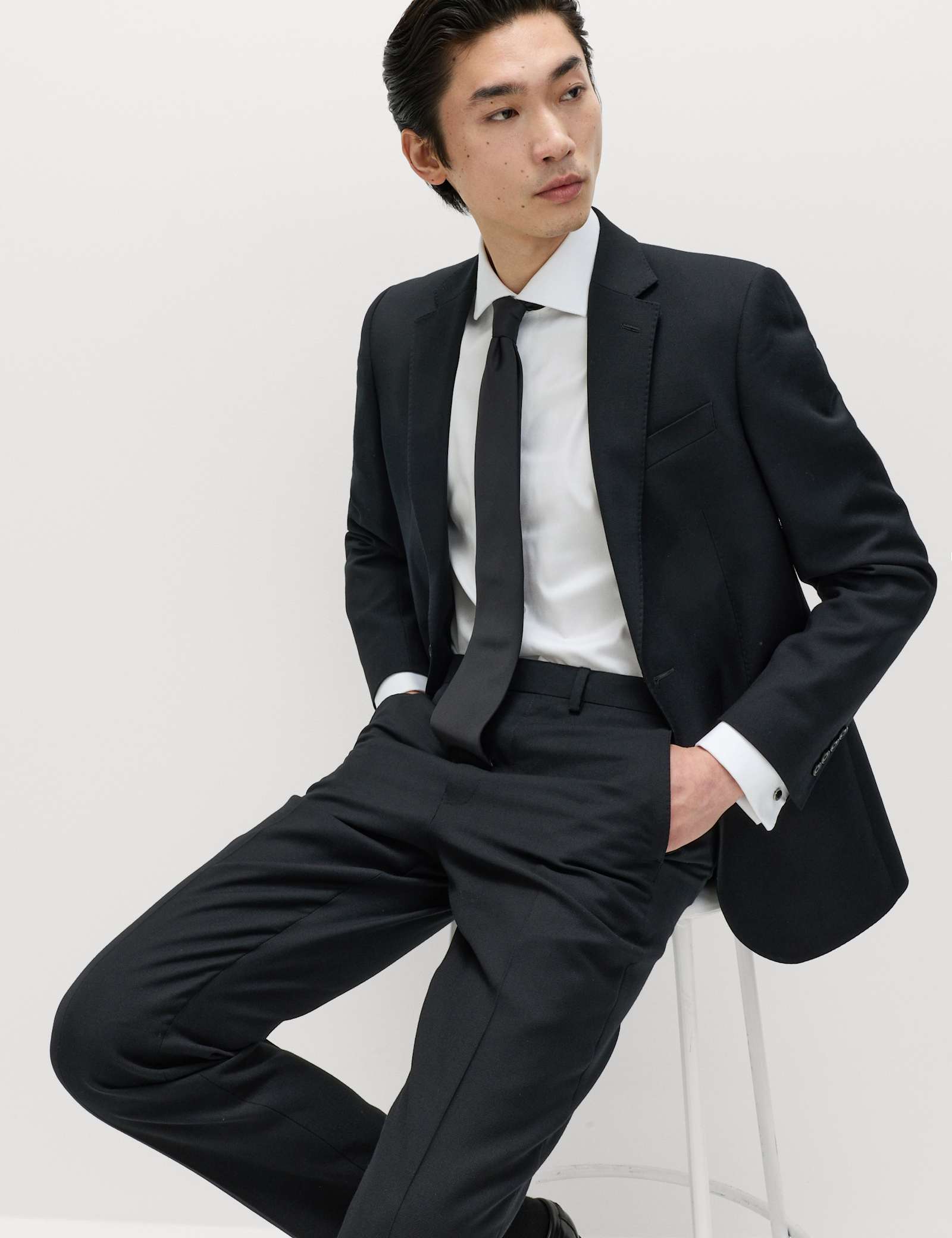 3 Piece Regular Fit Pure Wool Suit - image 5
