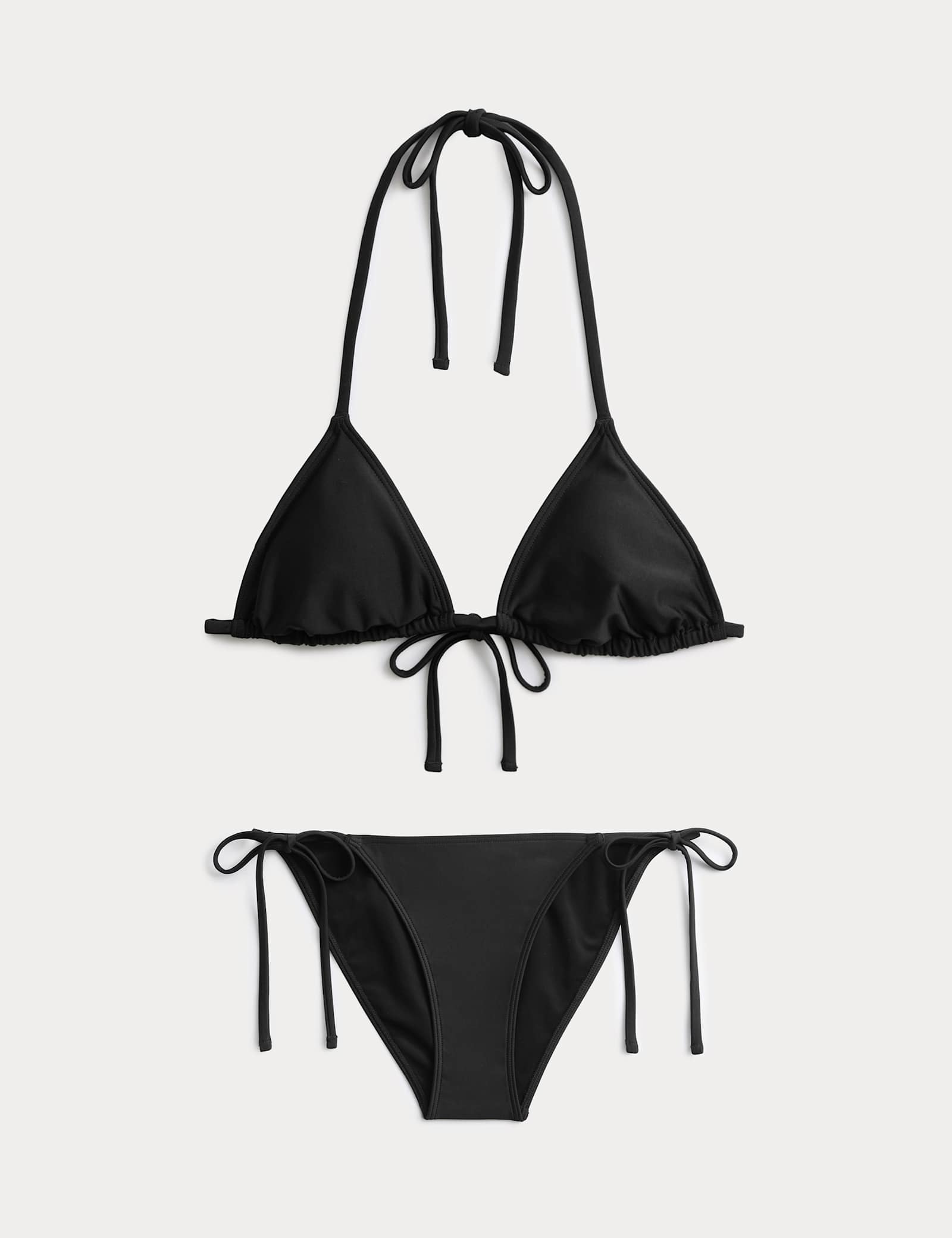 Padded Halterneck Triangle Bikini Set - image 3